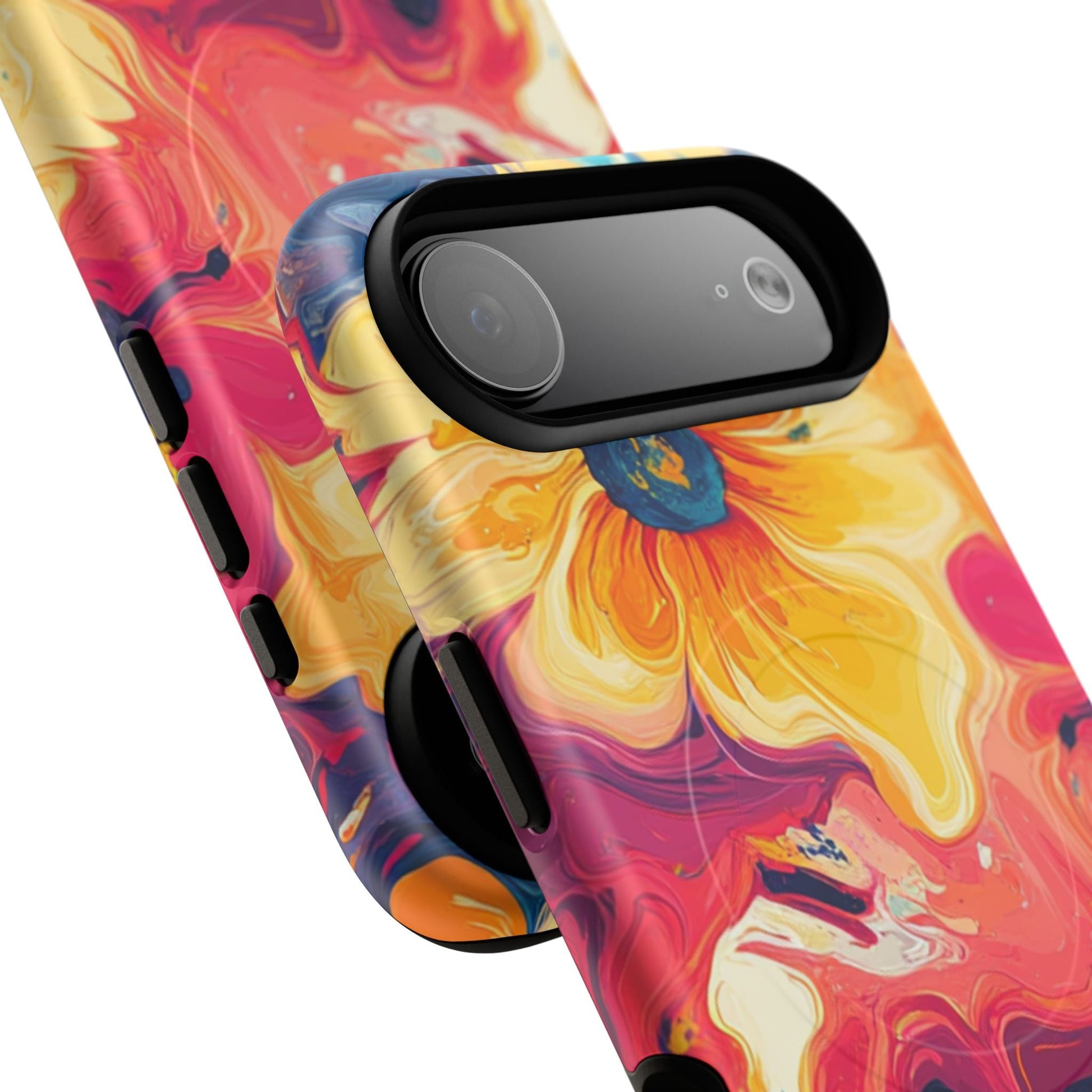 Colorful Floral Swirl MagSafe Phone Case, Artsulli - Art is Long, Life is Short, Phone Case, , , , , , , 