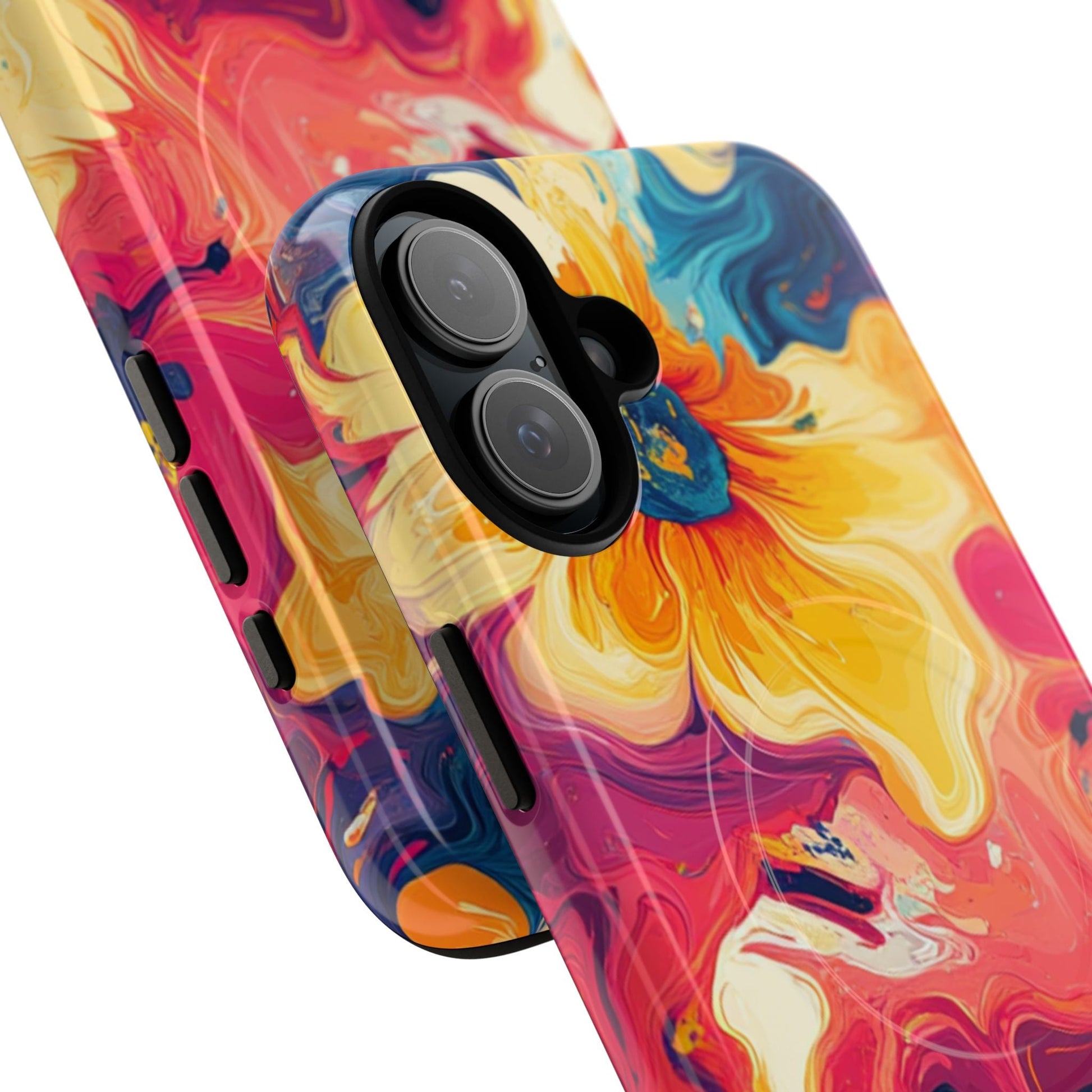 Colorful Floral Swirl MagSafe Phone Case, Artsulli - Art is Long, Life is Short, Phone Case, , , , , , , 