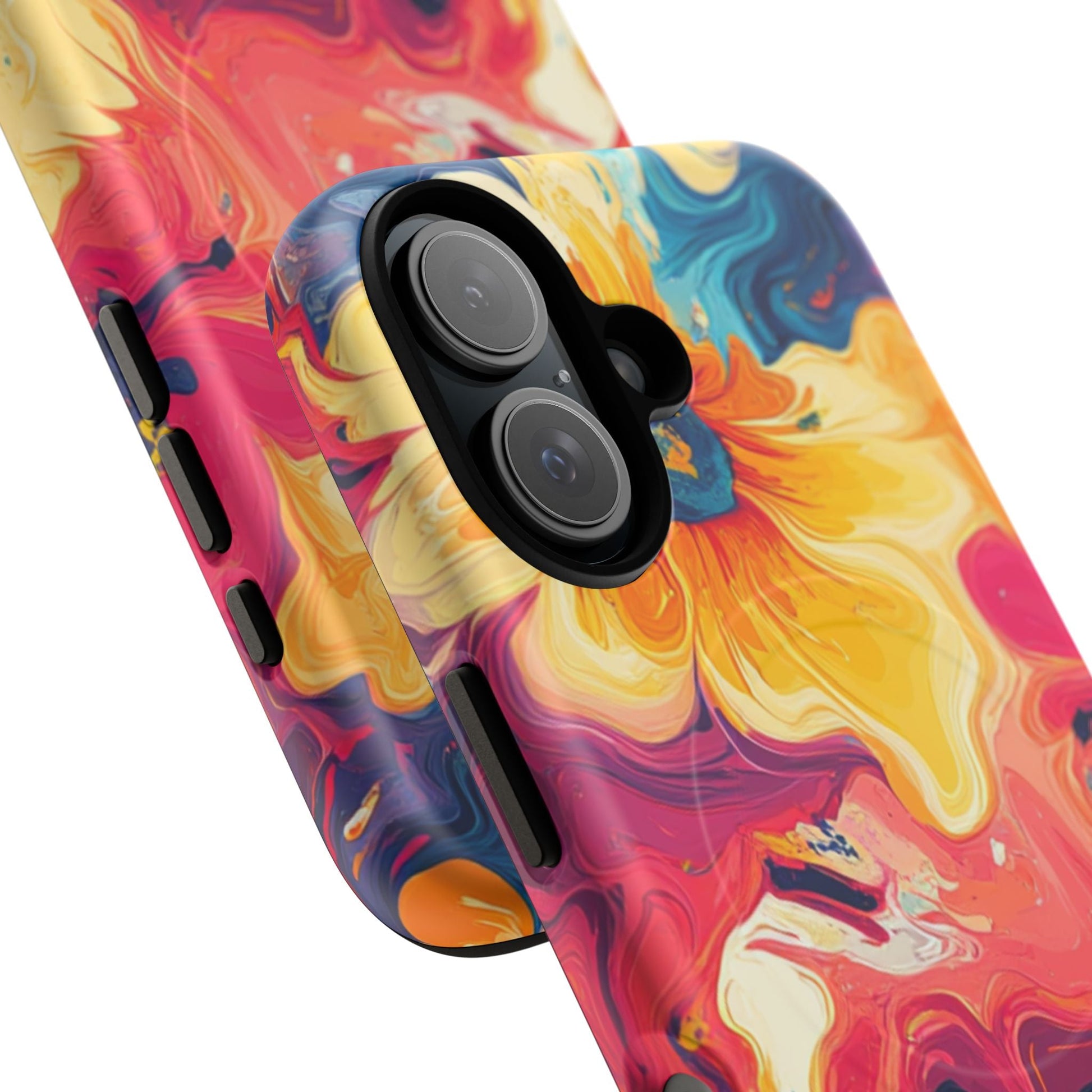 Colorful Floral Swirl MagSafe Phone Case, Artsulli - Art is Long, Life is Short, Phone Case, , , , , , , 