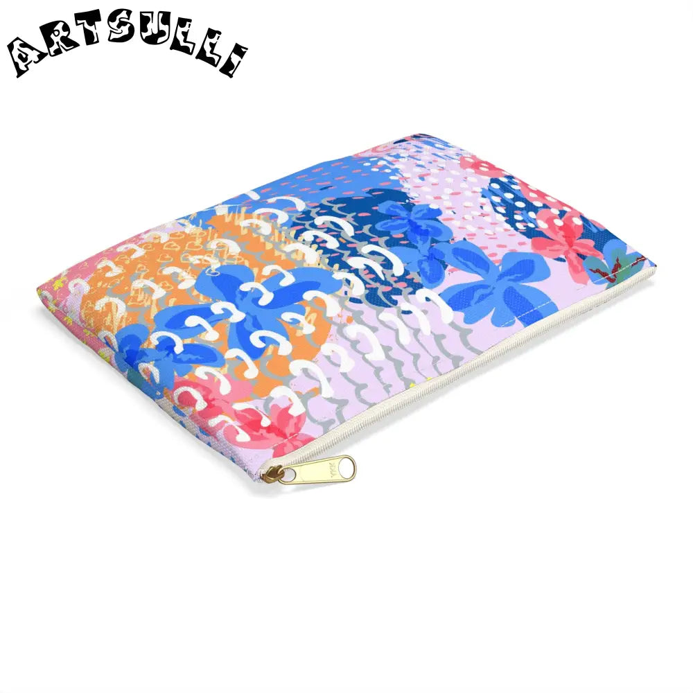 JAKKOUTTHEBXX Colorful Flowers x Doodles Flat Pouch 2025