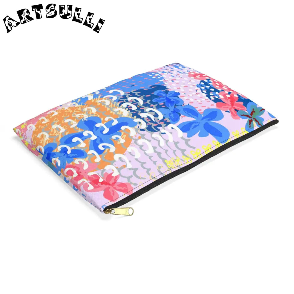 JAKKOUTTHEBXX Colorful Flowers x Doodles Flat Pouch 2025