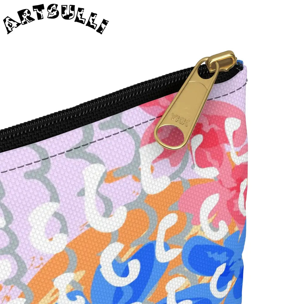 JAKKOUTTHEBXX Colorful Flowers x Doodles Flat Pouch 2025