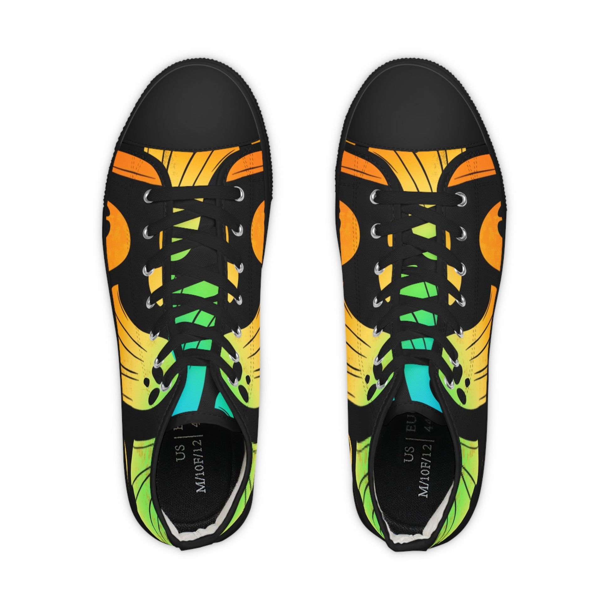 Colorful Ghost High Top Sneakers, Artsulli - Art is Long, Life is Short, Shoes, , , , , , , 
