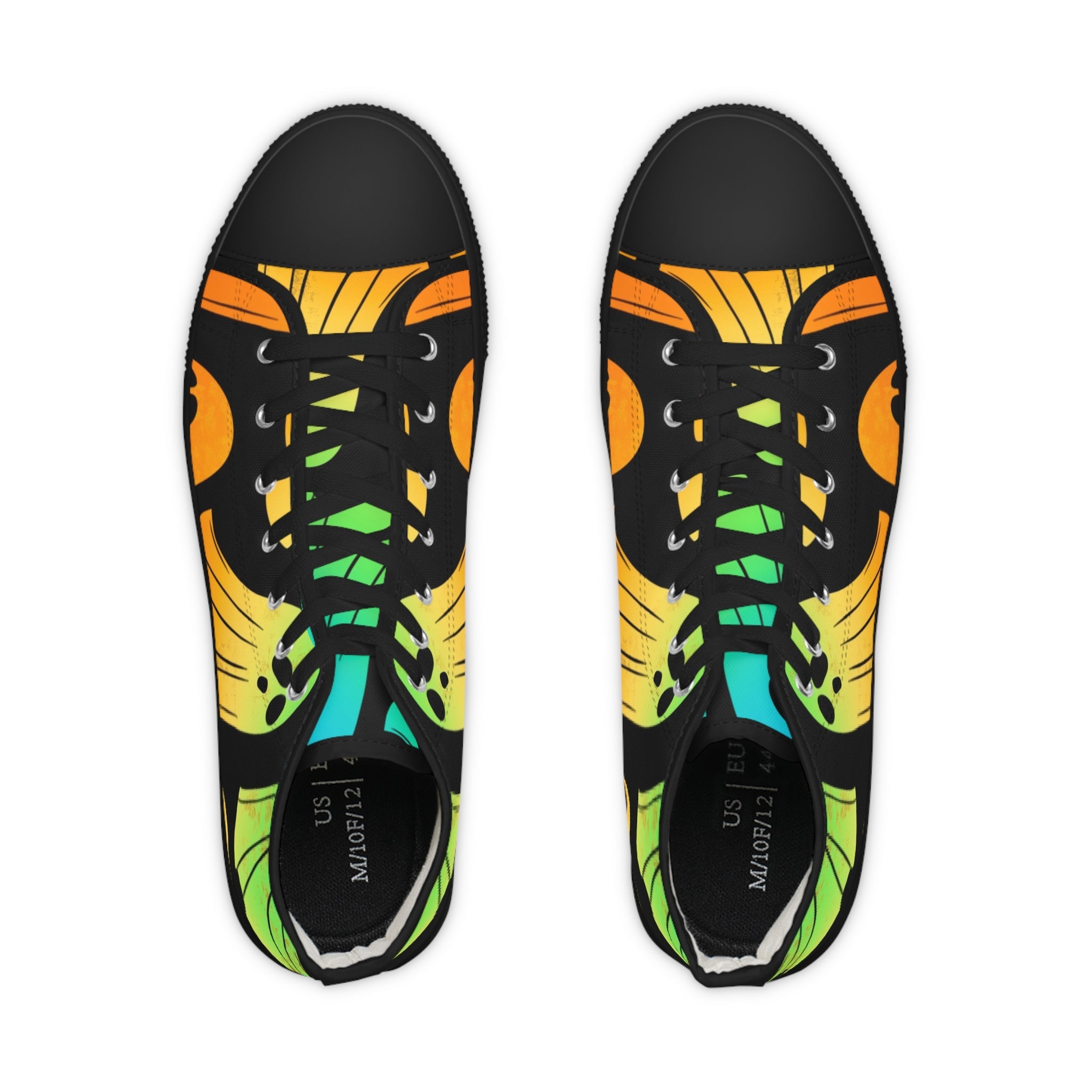 Colorful Ghost High Top Sneakers, Artsulli - Art is Long, Life is Short, Shoes, , , , , , , 