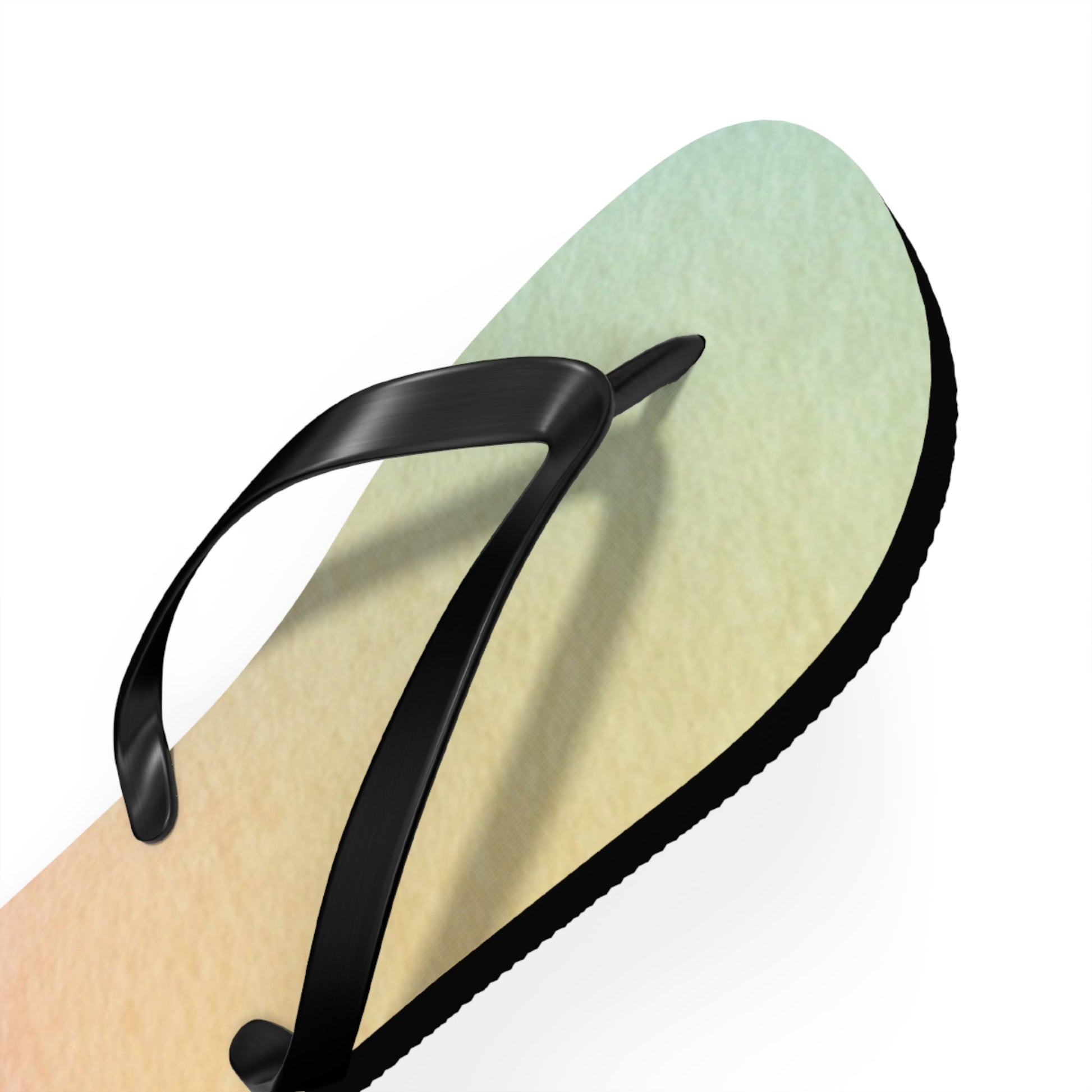 Colorful Gradient Flip Flops, Artsulli - Art is Long, Life is Short, Shoes, , , , , , , 