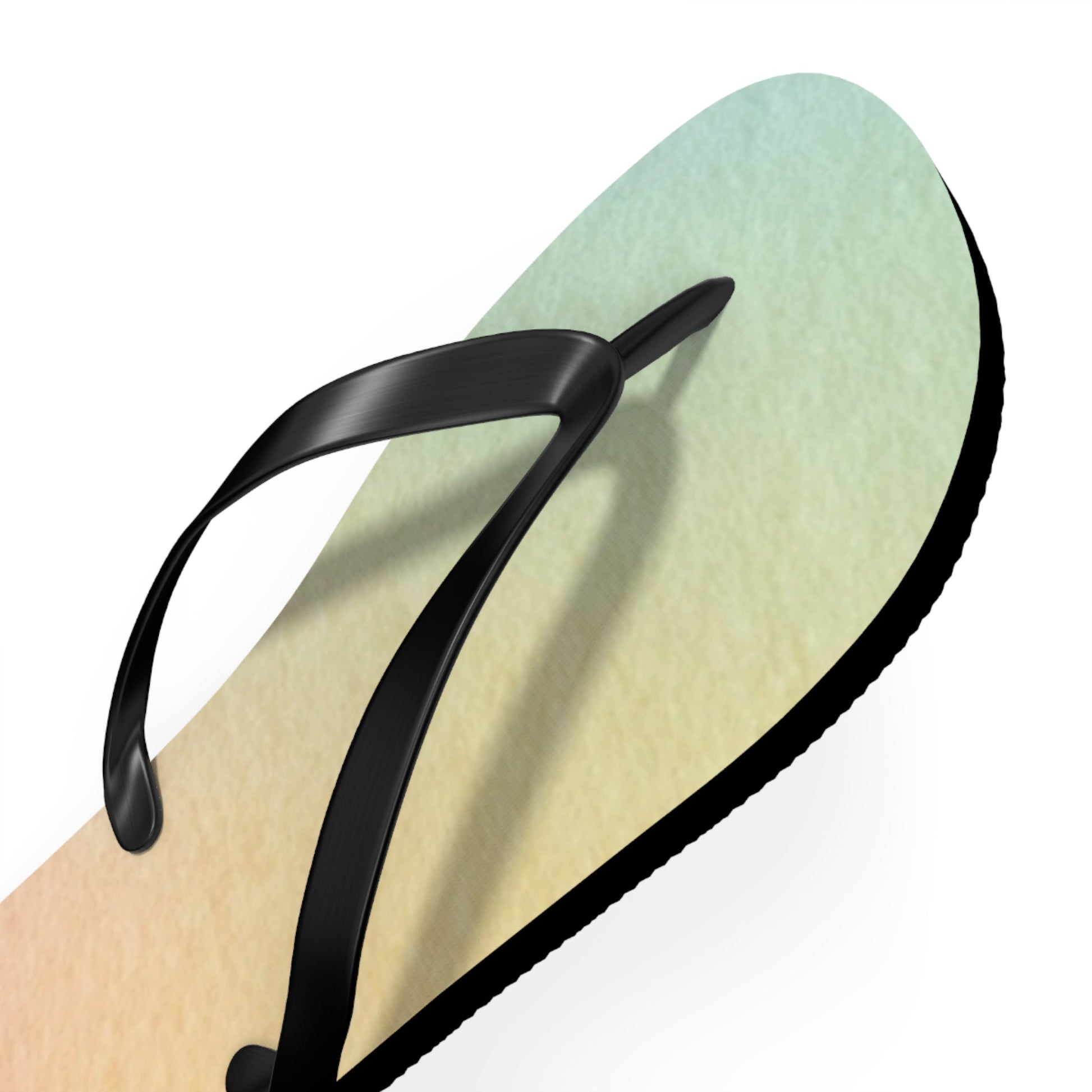 Colorful Gradient Flip Flops, Artsulli - Art is Long, Life is Short, Shoes, , , , , , , 
