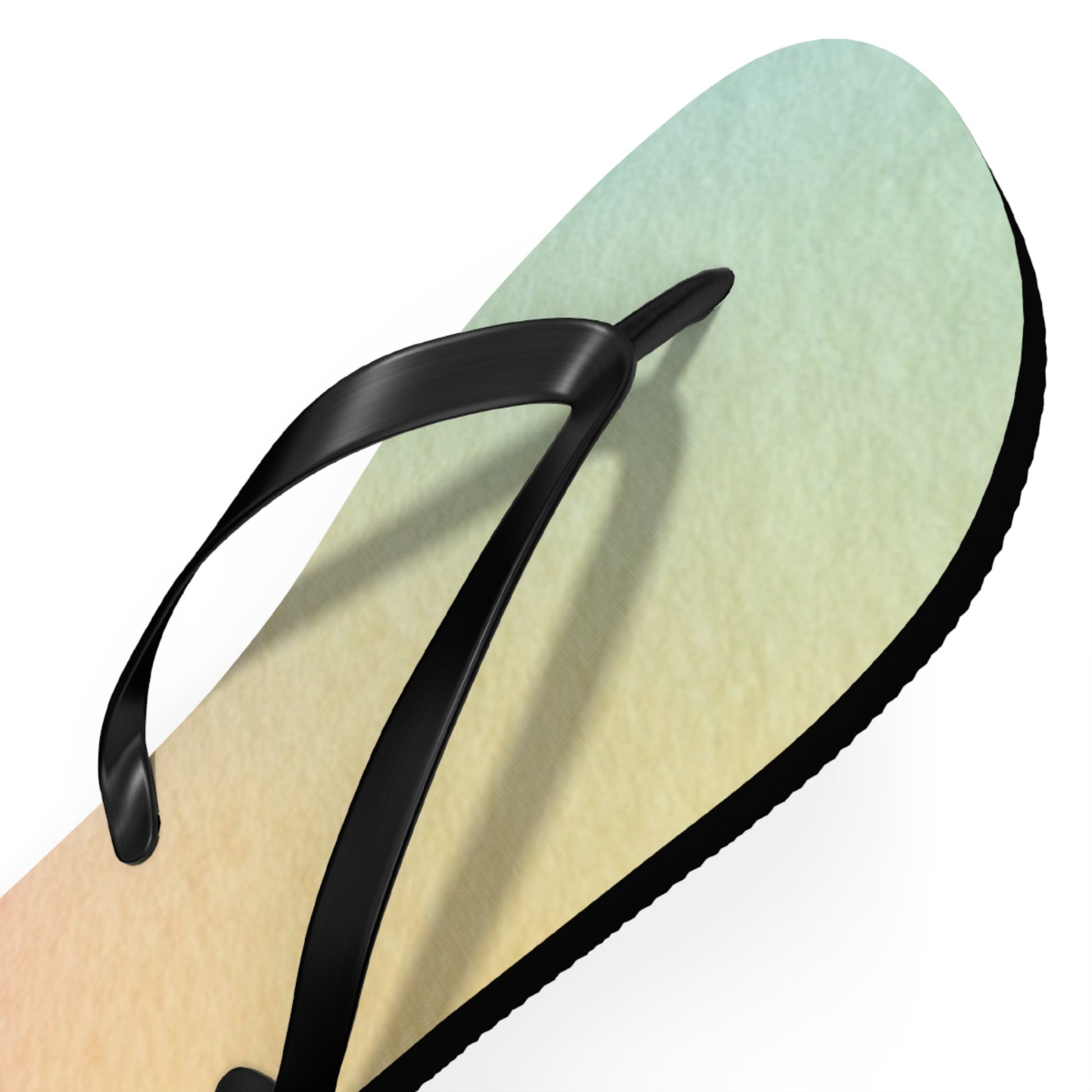 Colorful Gradient Flip Flops, Artsulli - Art is Long, Life is Short, Shoes, , , , , , , 
