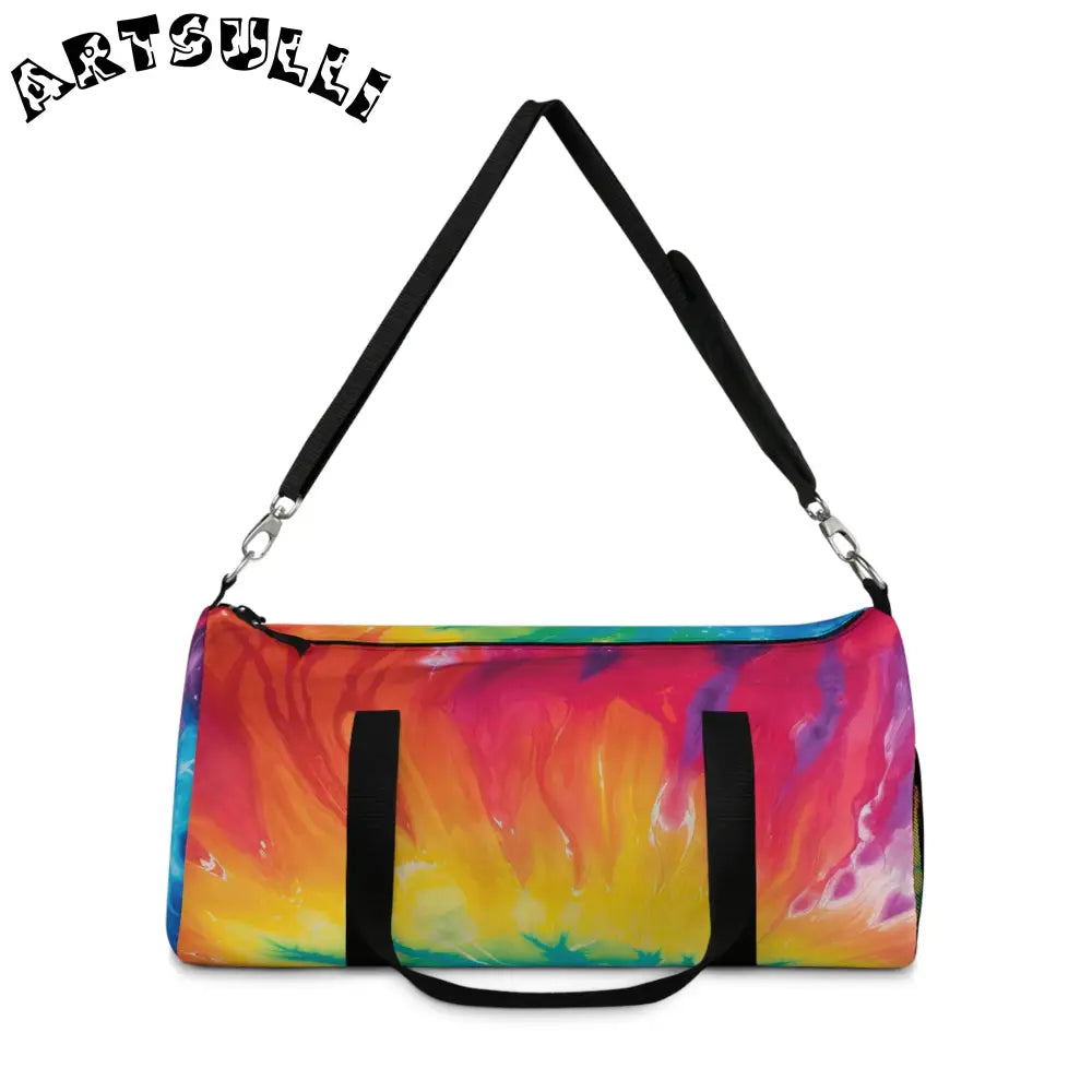 JAKKOUTTHEBXX Colorful Illustrated Duffel Bag 2025