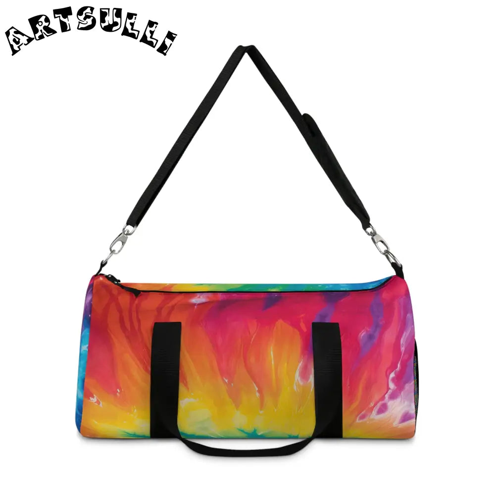 JAKKOUTTHEBXX Colorful Illustrated Duffel Bag 2025