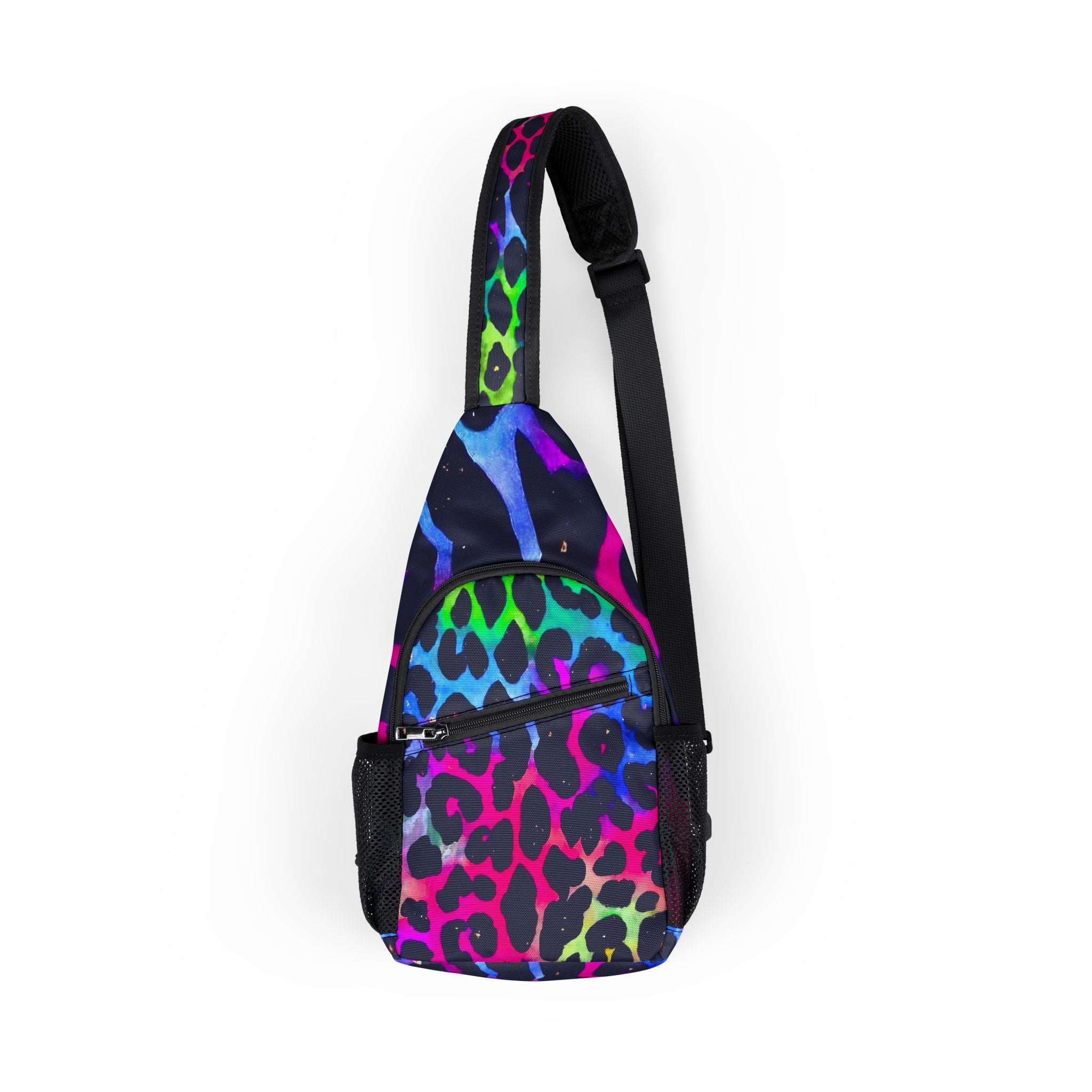 Printify Colorful Leopard Print Chest Bag 2025