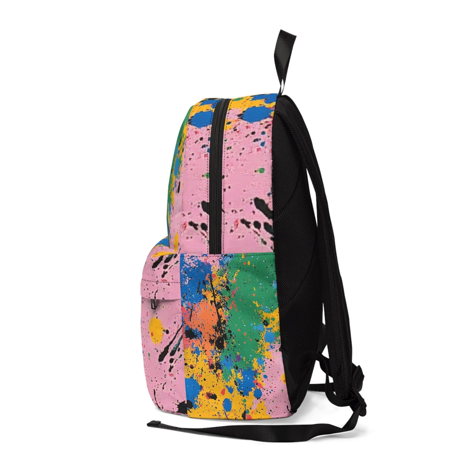 Colorful Paint Splatter Backpack, Artsulli - Art is Long, Life is Short, Bags, , , , , , , 