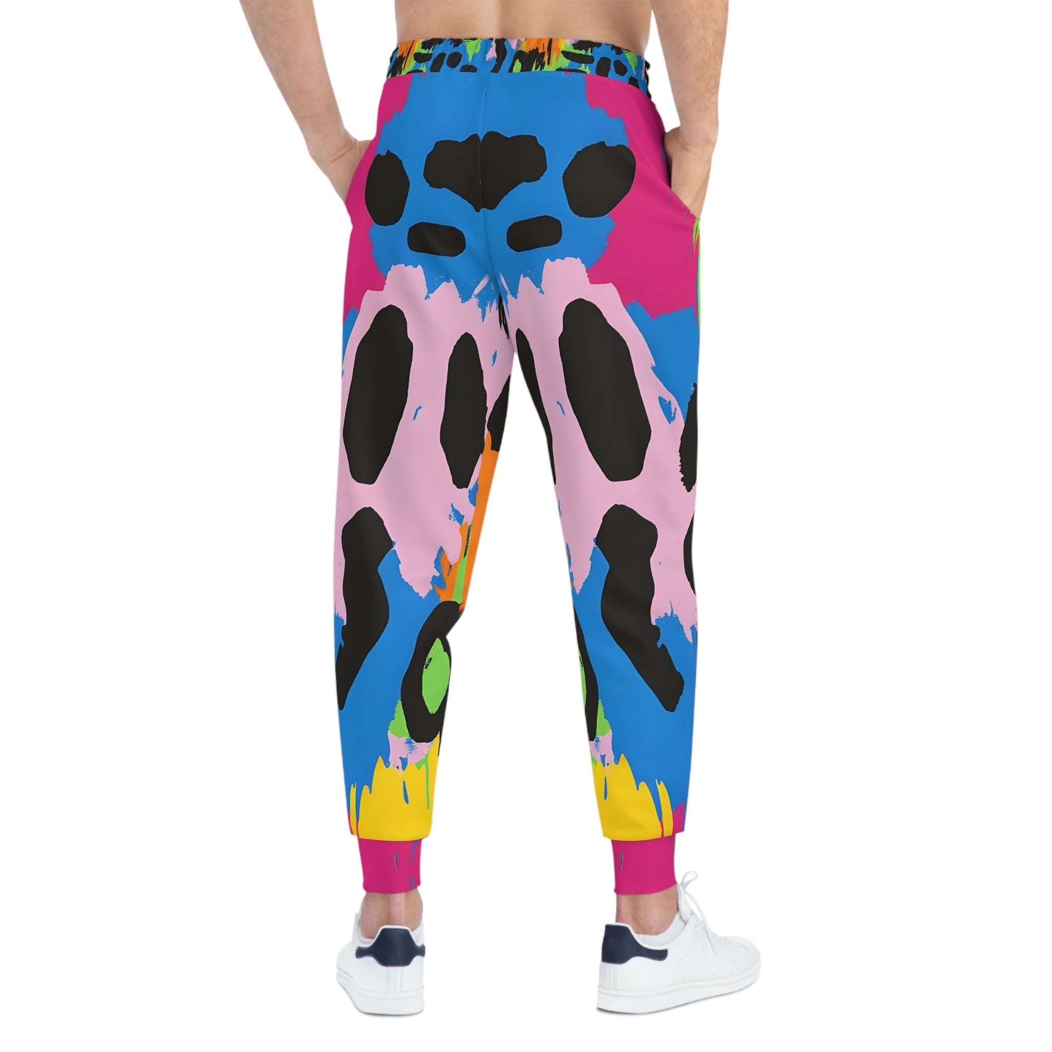 Colorful Paint Splatter Joggers, Artsulli - Art is Long, Life is Short, All Over Prints, , , , , , , 