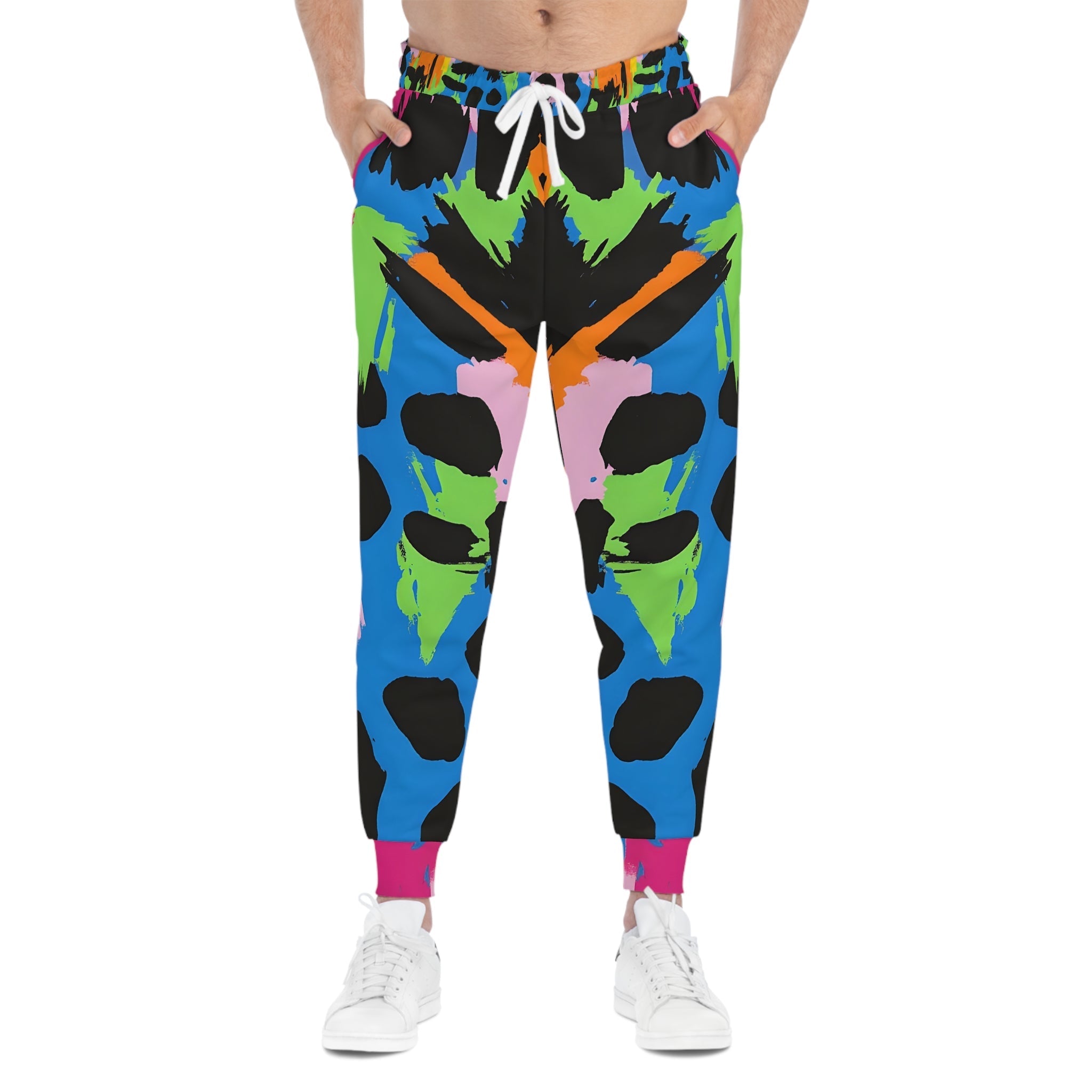 Colorful Paint Splatter Joggers, Artsulli - Art is Long, Life is Short, All Over Prints, , , , , , , 