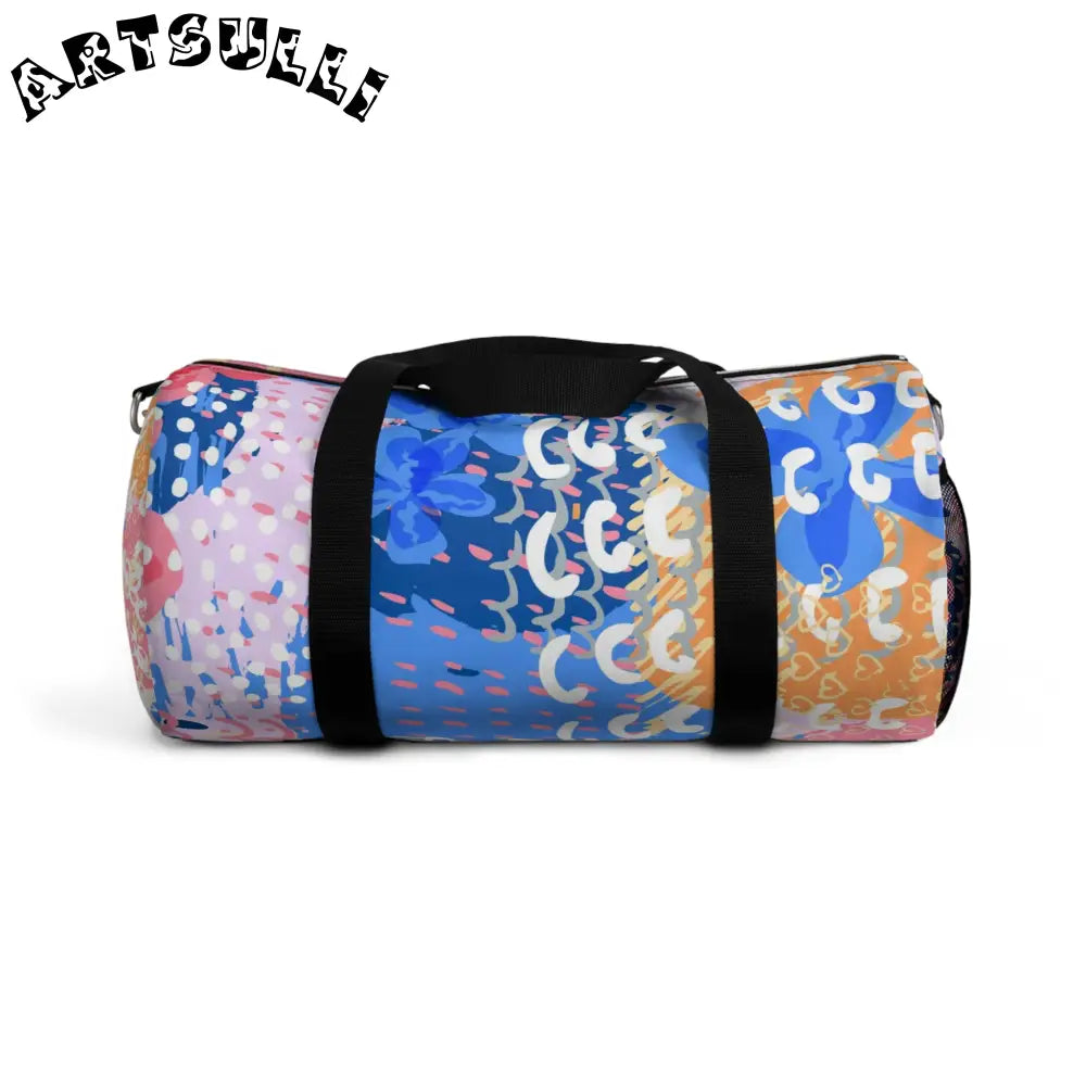 JAKKOUTTHEBXX Colorful Patterned Durable Duffel Bag 2025