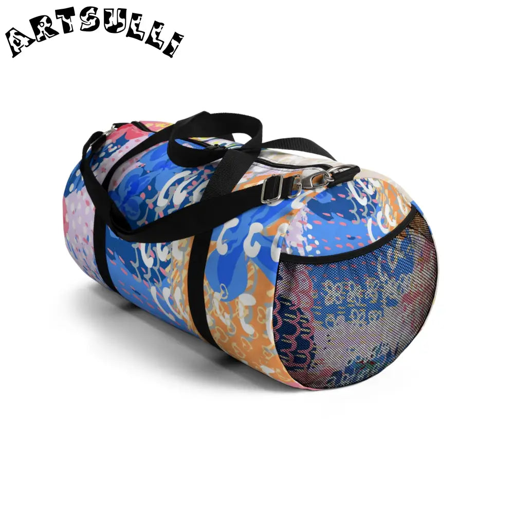 JAKKOUTTHEBXX Colorful Patterned Durable Duffel Bag 2025