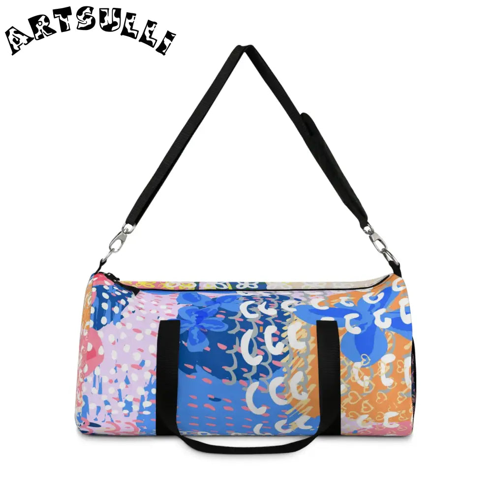 JAKKOUTTHEBXX Colorful Patterned Durable Duffel Bag 2025