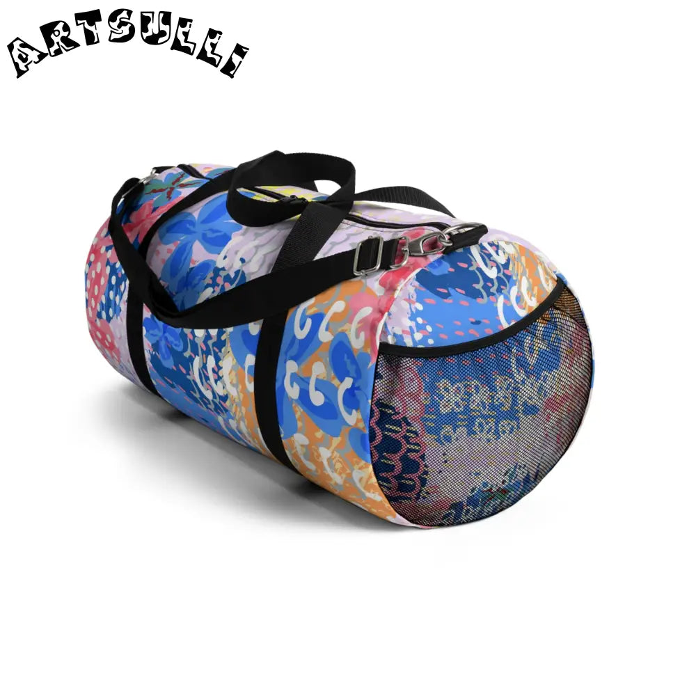 JAKKOUTTHEBXX Colorful Patterned Durable Duffel Bag 2025