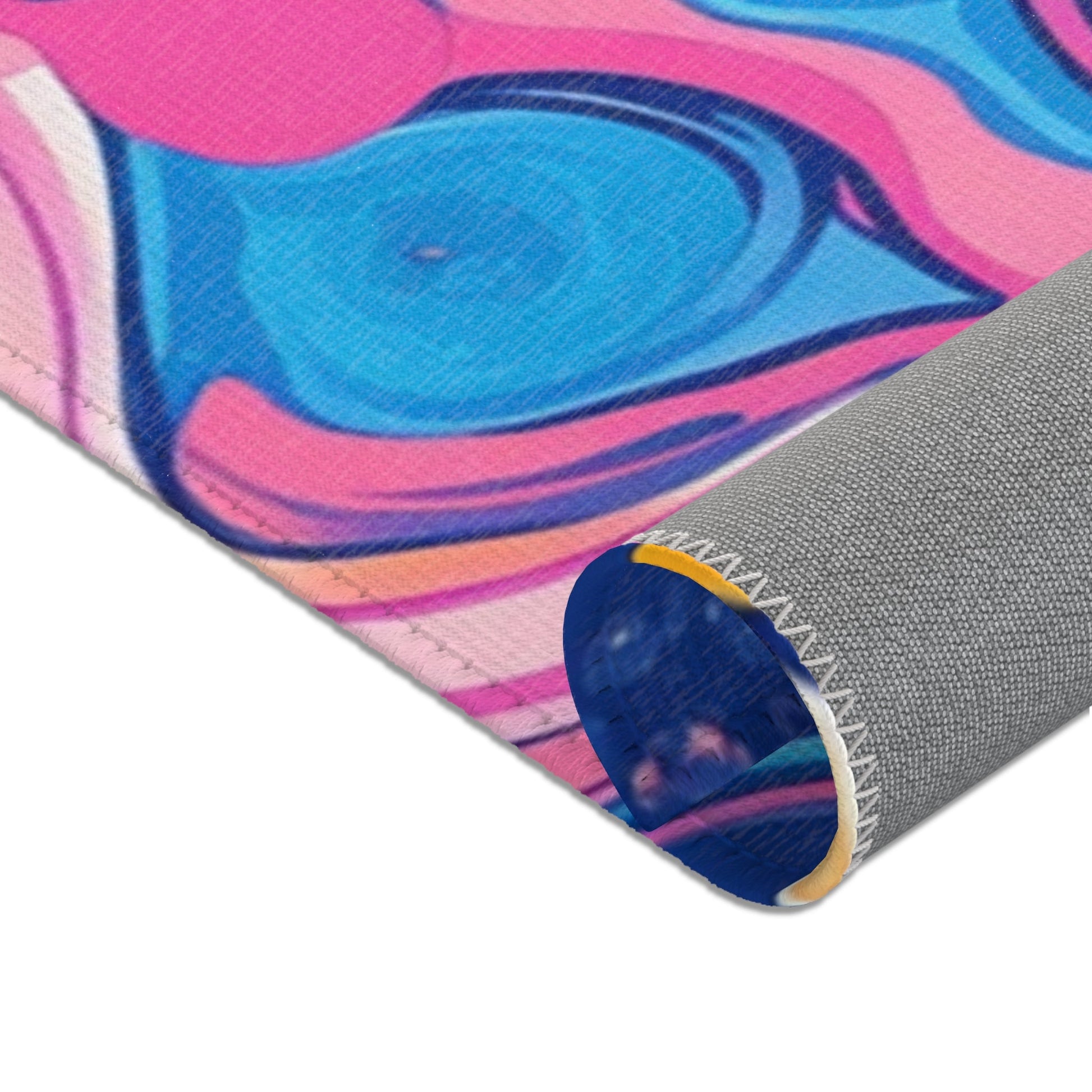 Colorful Psychedelic Floral Area Rug, Artsulli - Art is Long, Life is Short, Home Decor, , , , , , , 