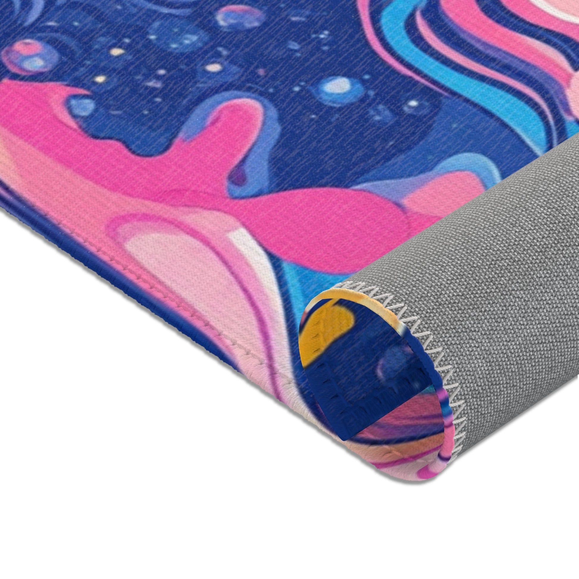 Colorful Psychedelic Floral Area Rug, Artsulli - Art is Long, Life is Short, Home Decor, , , , , , , 