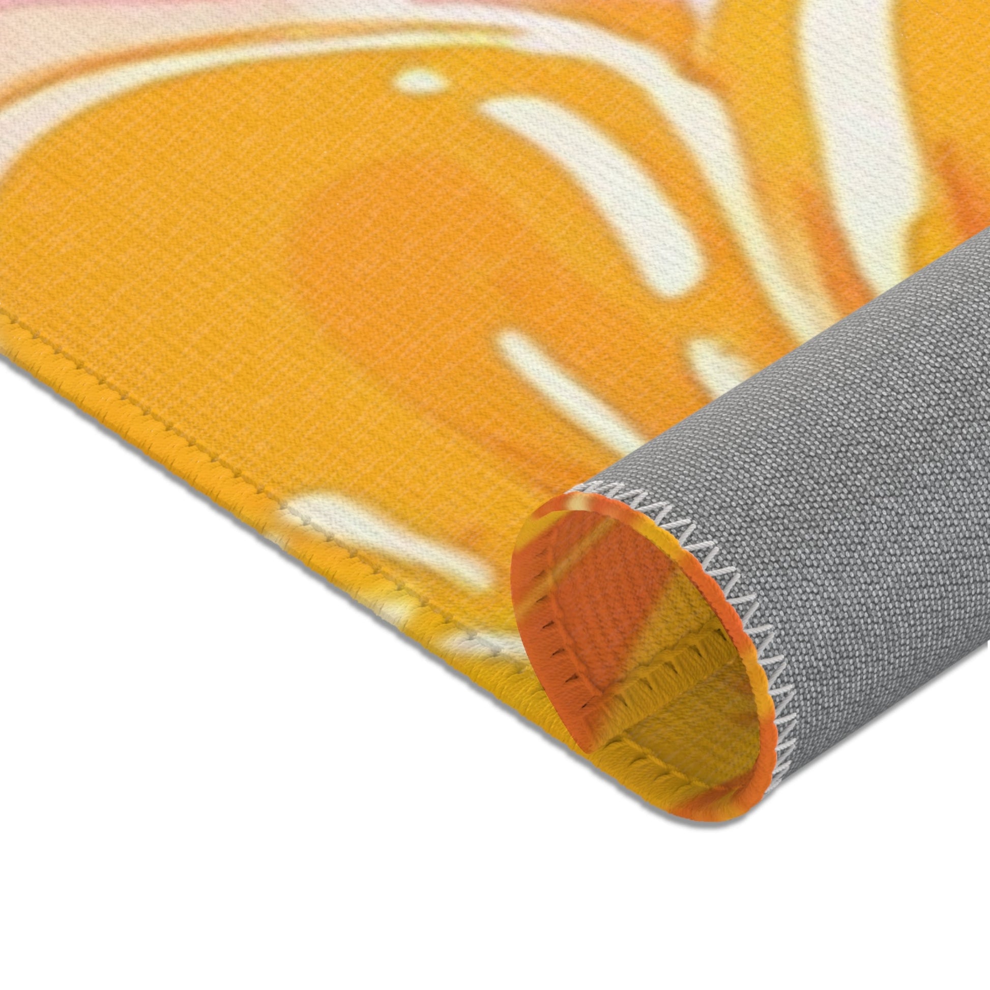 Colorful Psychedelic Floral Area Rug, Artsulli - Art is Long, Life is Short, Home Decor, , , , , , , 