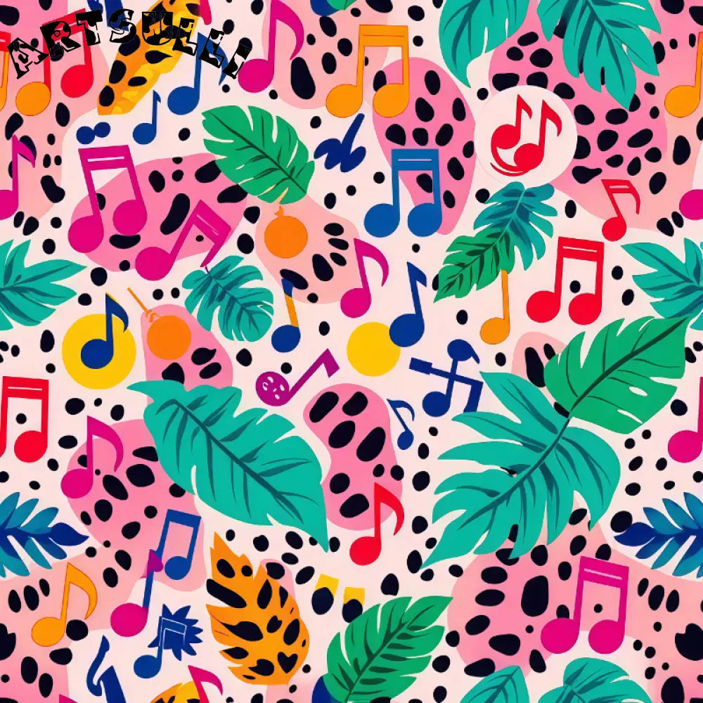 JAKKOUTTHEBXX Colorful Trendy Tropical Animal Print Pattern 2025