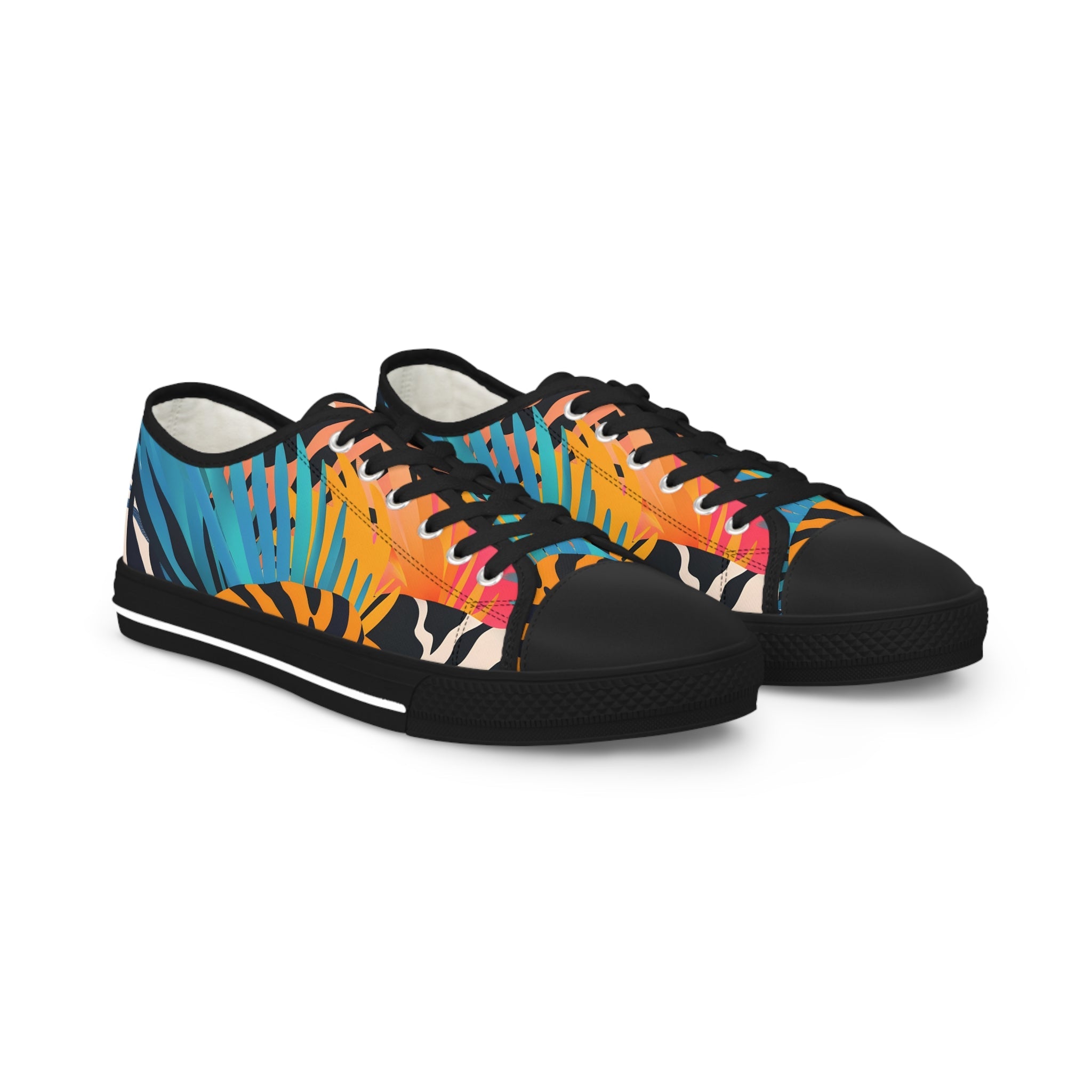 Copy of Men's Low Top Sneakers, Artsulli - Art is Long, Life is Short, Shoes, Size, US 5, Color, Black sole, , , 29678153477026231307