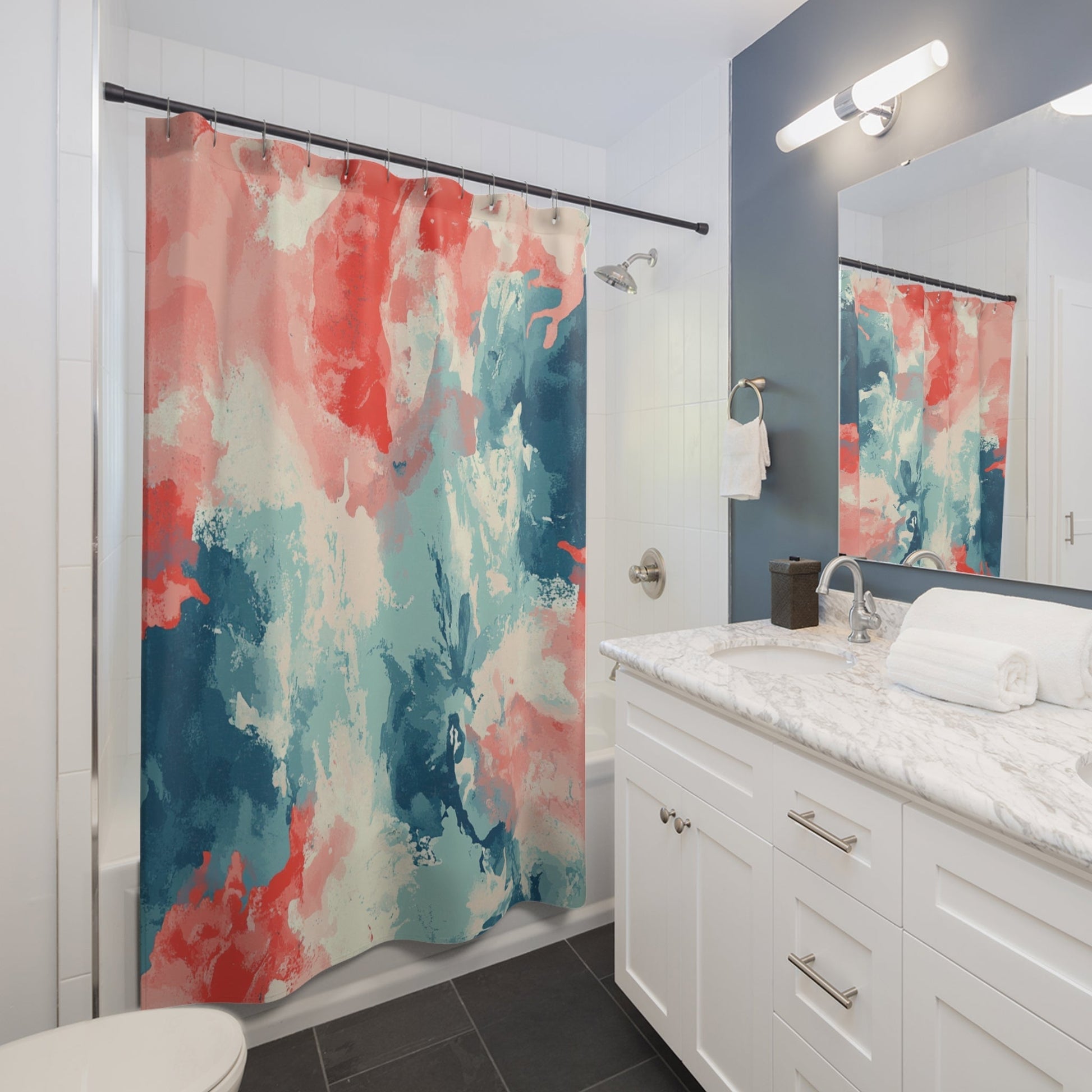 Copy of Shower Curtains, Artsulli - Art is Long, Life is Short, Home Decor, , , , , , , 