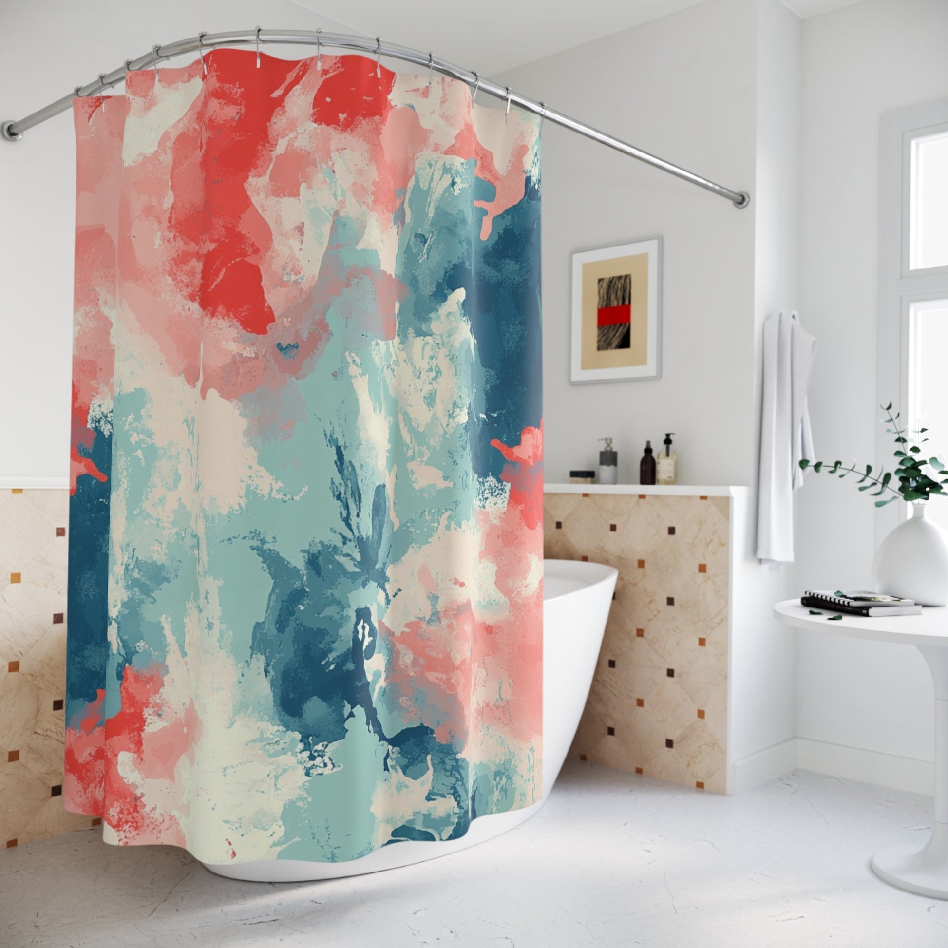 Copy of Shower Curtains, Artsulli - Art is Long, Life is Short, Home Decor, , , , , , , 