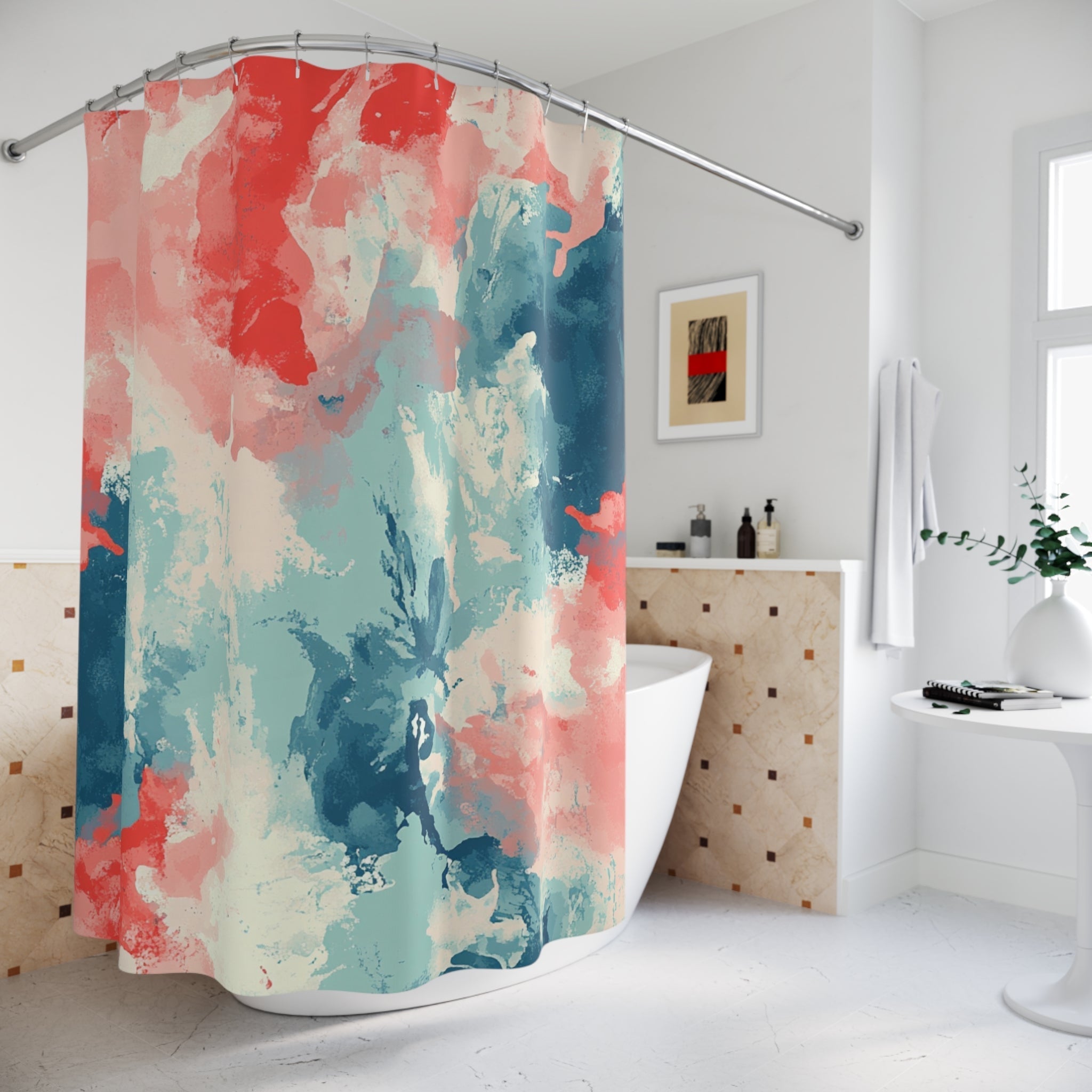 Copy of Shower Curtains, Artsulli - Art is Long, Life is Short, Home Decor, , , , , , , 