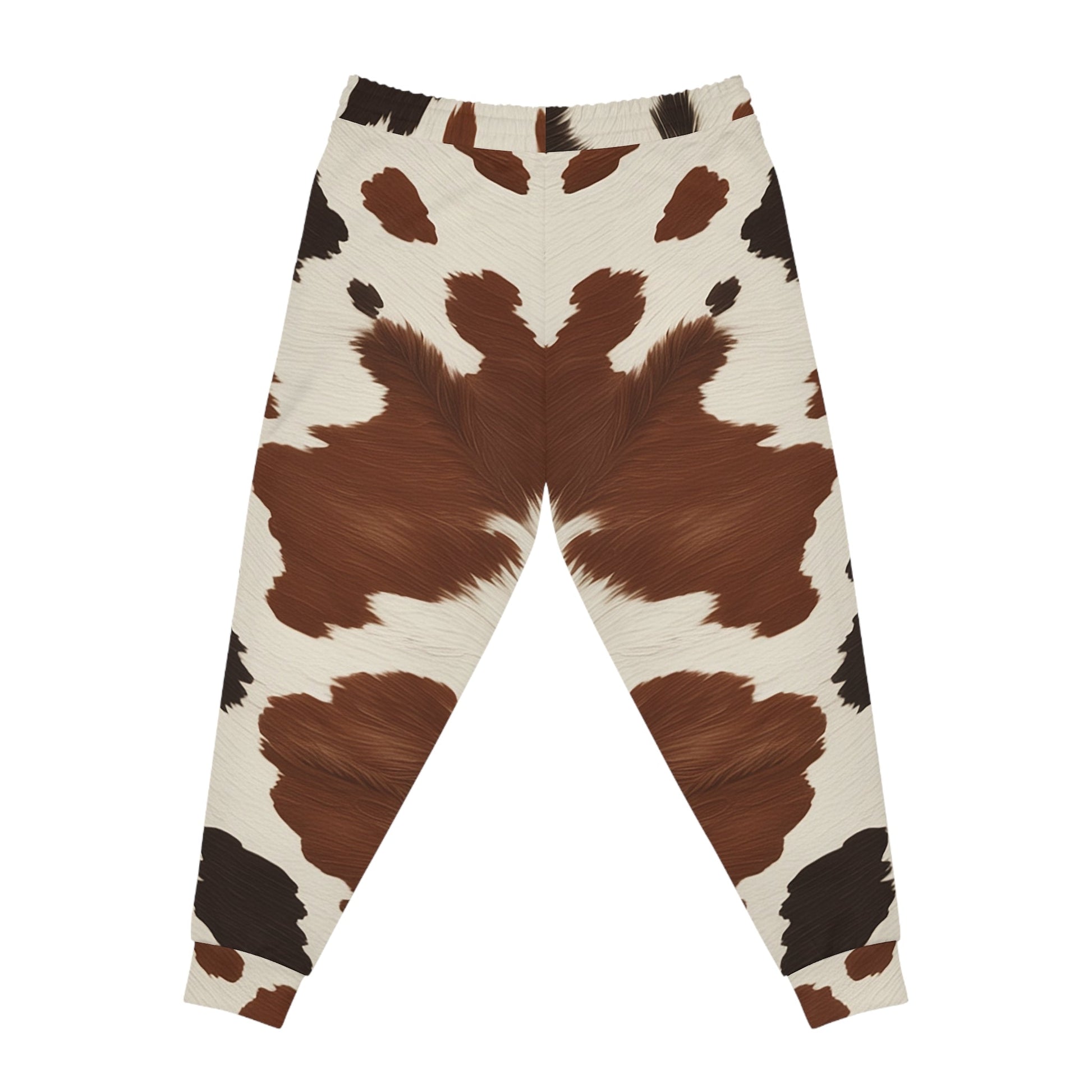 Cow Print Athletic Joggers, Artsulli - Art is Long, Life is Short, All Over Prints, , , , , , , 