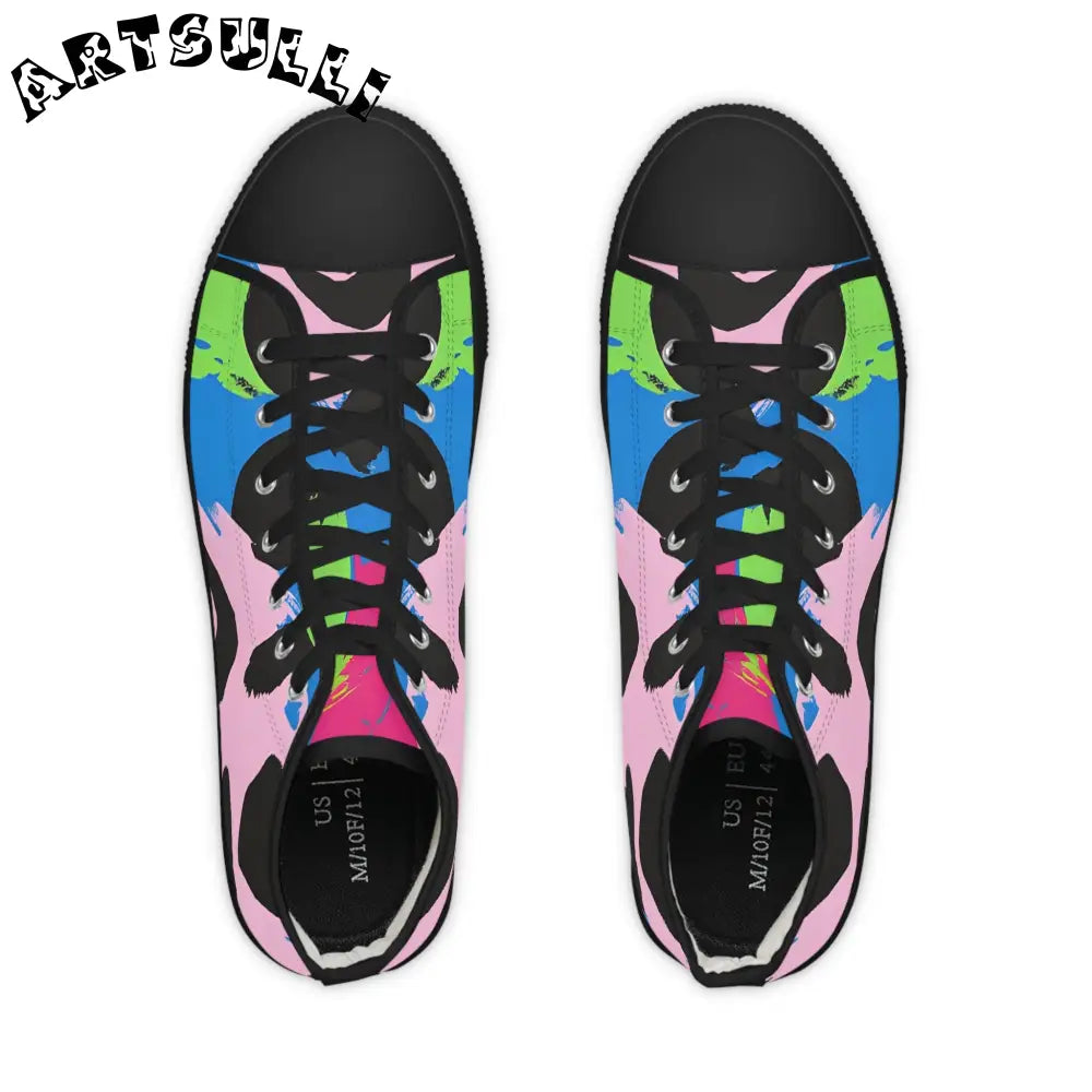 Cow Print Breathable Polyester Canvas Sneakers, Artsulli - Art is Long, Life is Short, Shoes, , , , , , , 