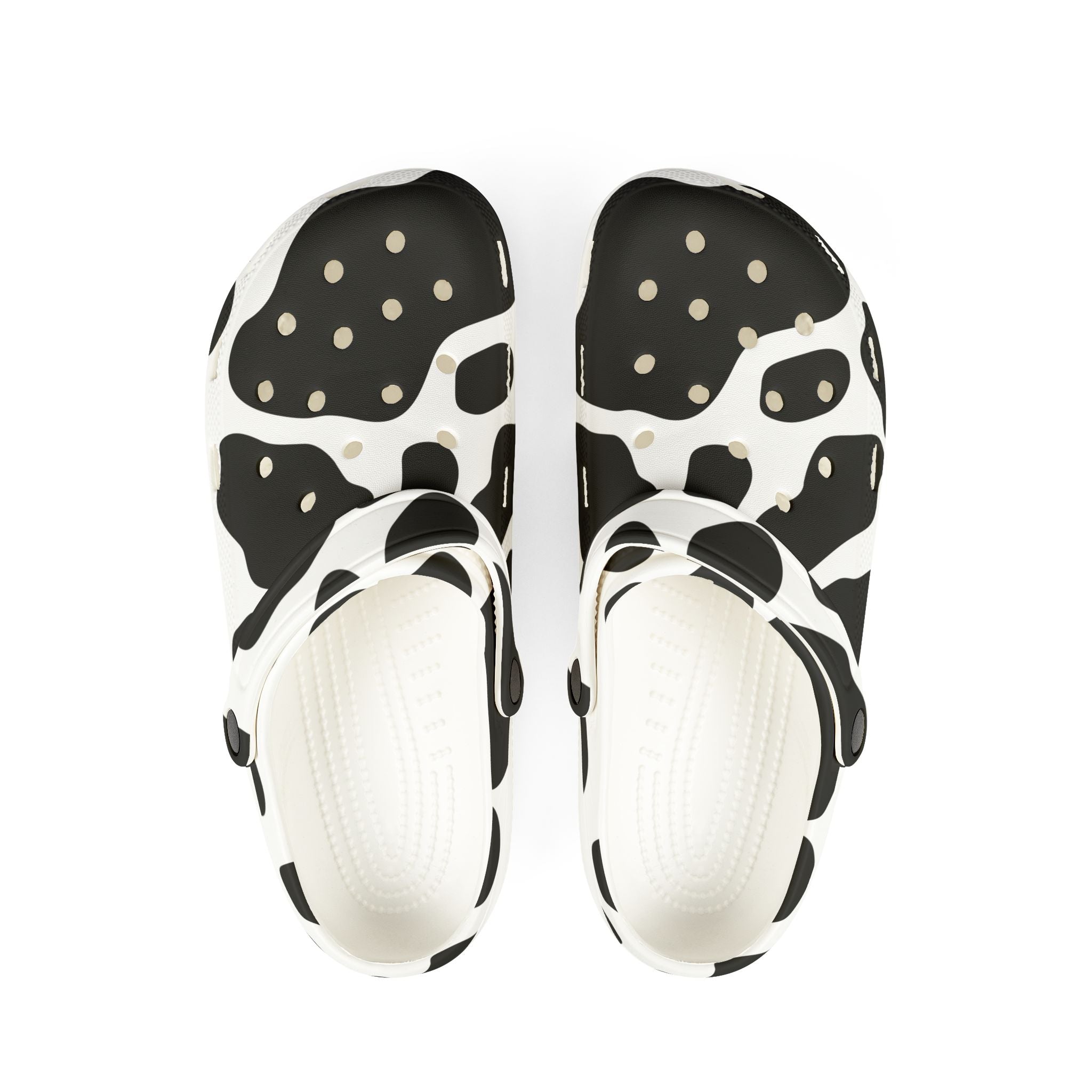 Printify Cow Print EVA Foam Clogs 2025