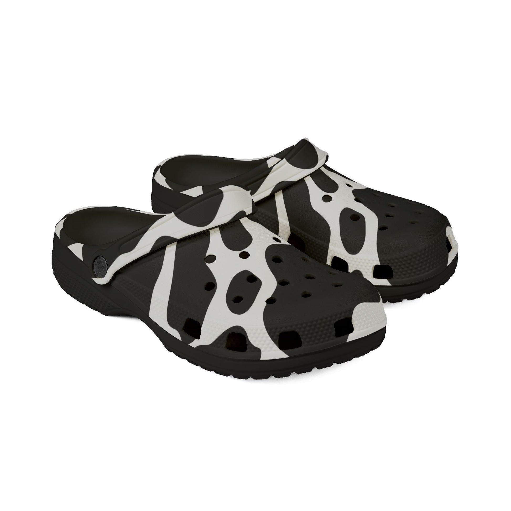 Cow Print EVA Foam Clogs, Artsulli - Art is Long, Life is Short, Shoes, , , , , , , 