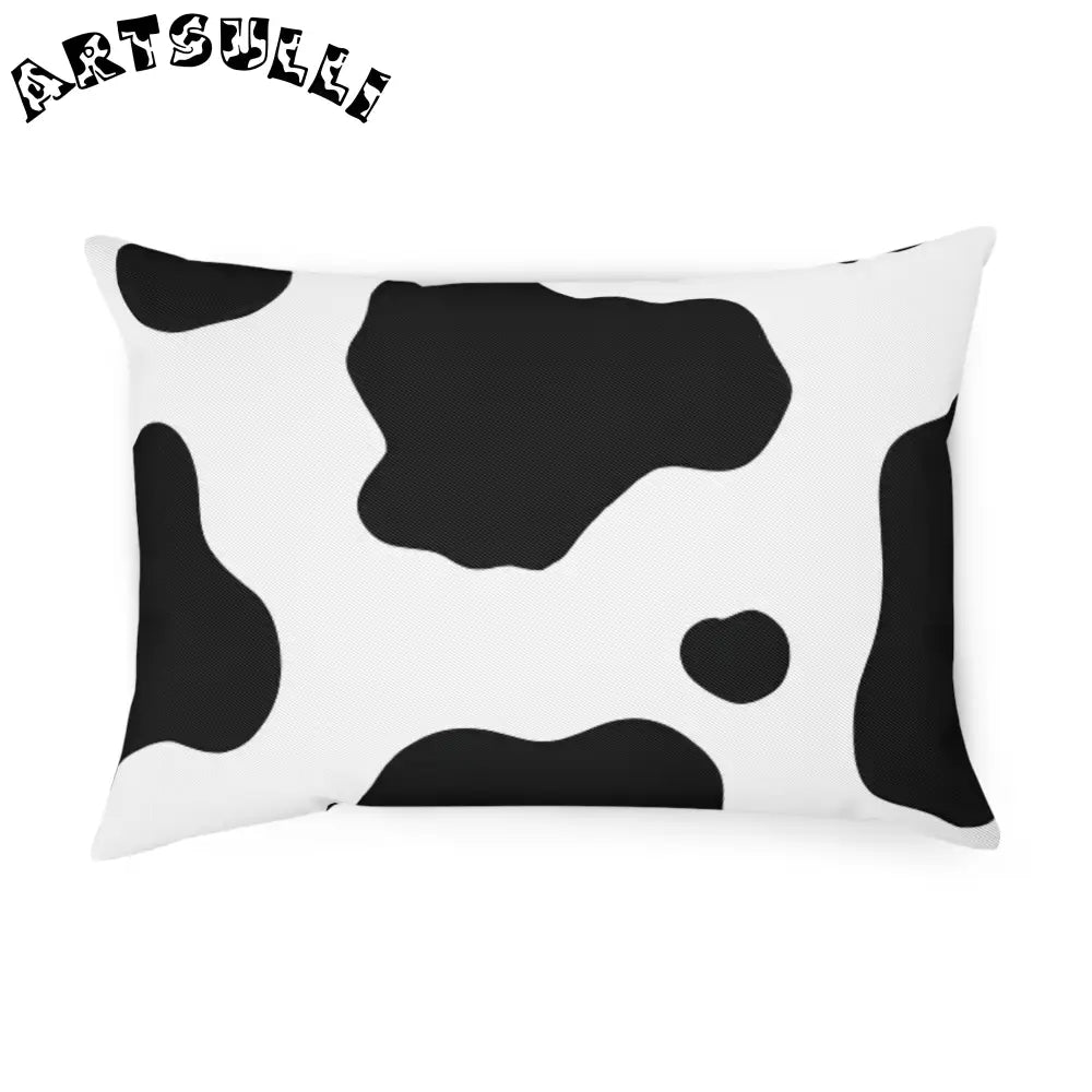 JAKKOUTTHEBXX Classic Cow Print Throw Pillow JAKKOUTTHEBXX Artsulli