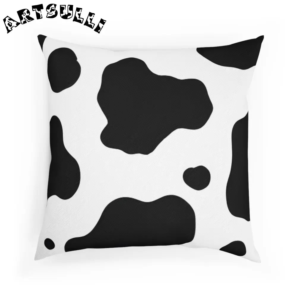 JAKKOUTTHEBXX Classic Cow Print Throw Pillow JAKKOUTTHEBXX Artsulli