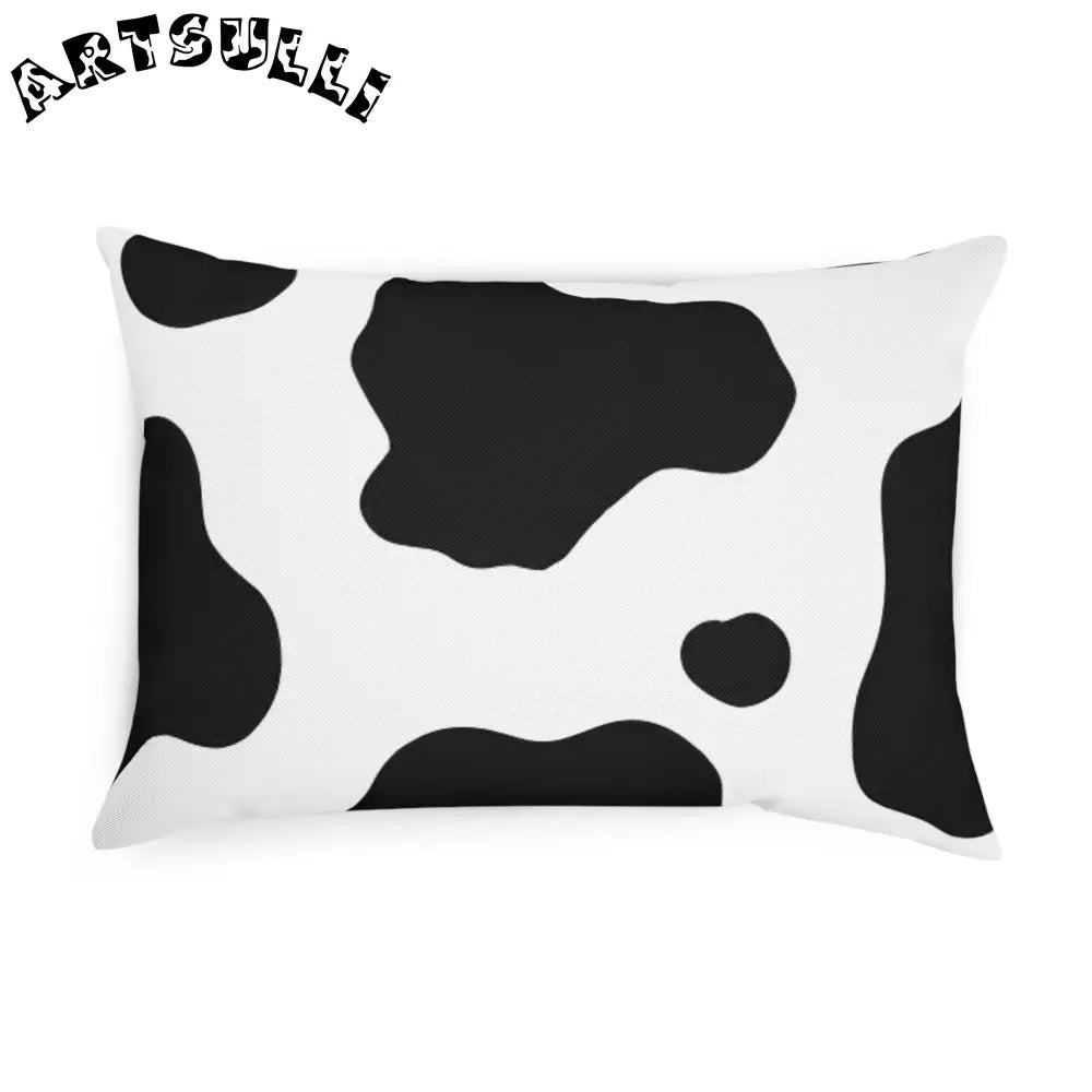 JAKKOUTTHEBXX Classic Cow Print Throw Pillow JAKKOUTTHEBXX Artsulli