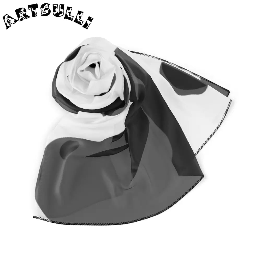 JAKKOUTTHEBXX White and Black Cow Print Bandana JAKKOUTTHEBXX
