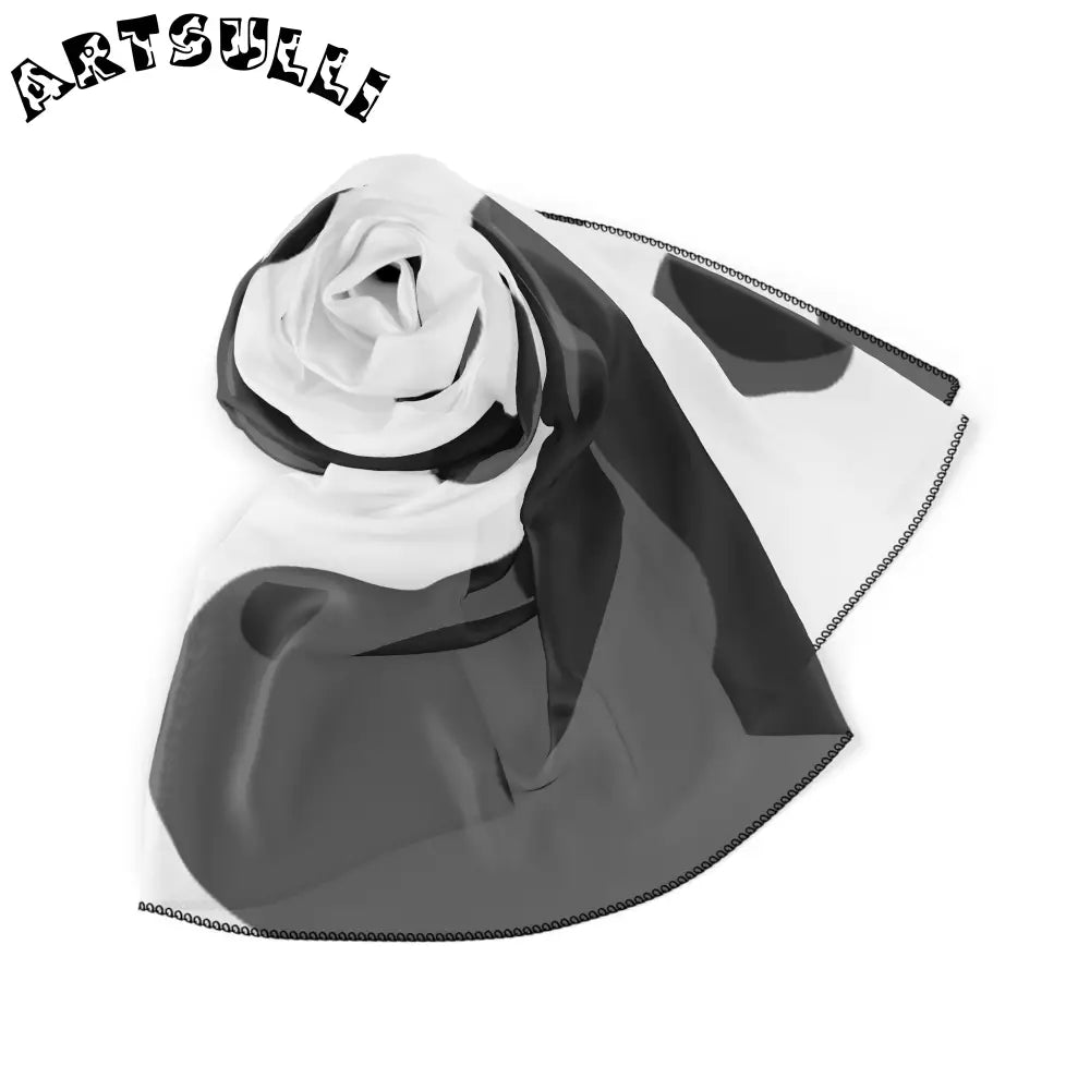JAKKOUTTHEBXX White and Black Cow Print Bandana JAKKOUTTHEBXX