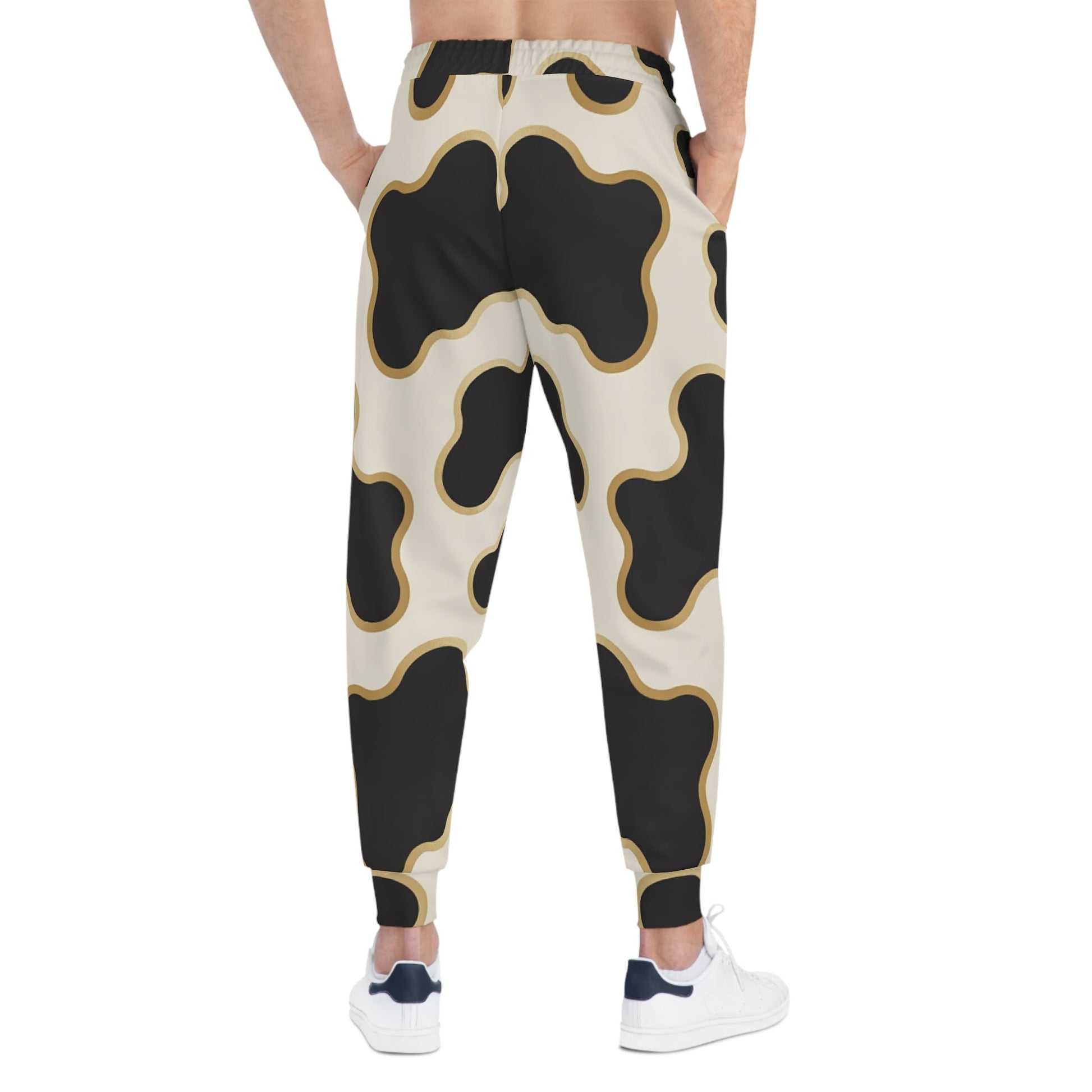 Cow Print Joggers, Artsulli - Art is Long, Life is Short, All Over Prints, , , , , , , 