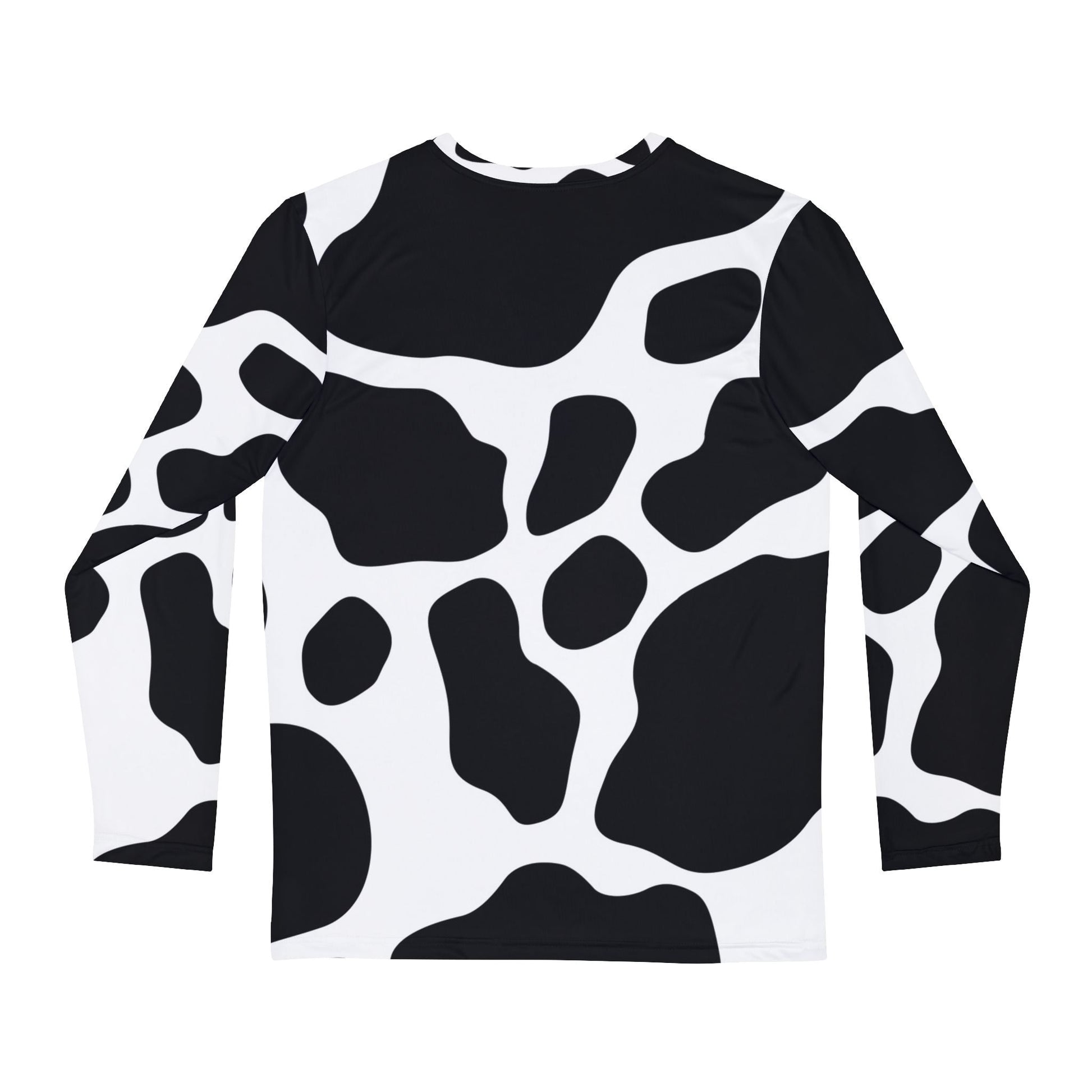 Cow Print Long Sleeve Shirt, Artsulli - Art is Long, Life is Short, All Over Prints, , , , , , , 