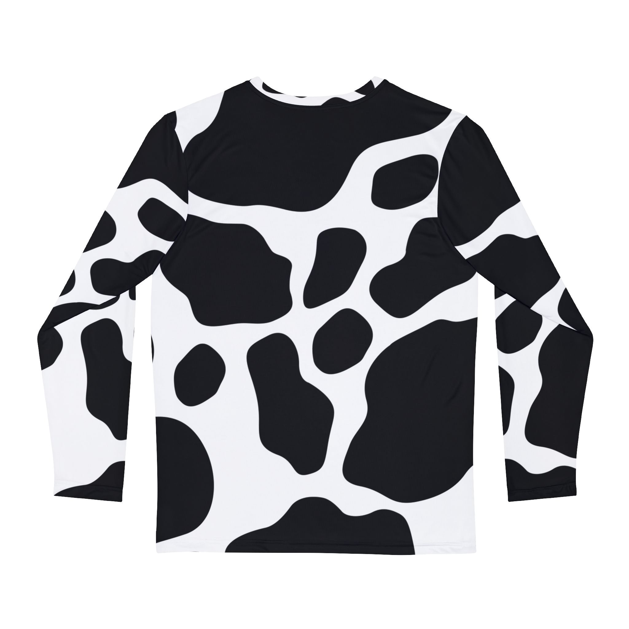 Cow Print Long Sleeve Shirt, Artsulli - Art is Long, Life is Short, All Over Prints, , , , , , , 