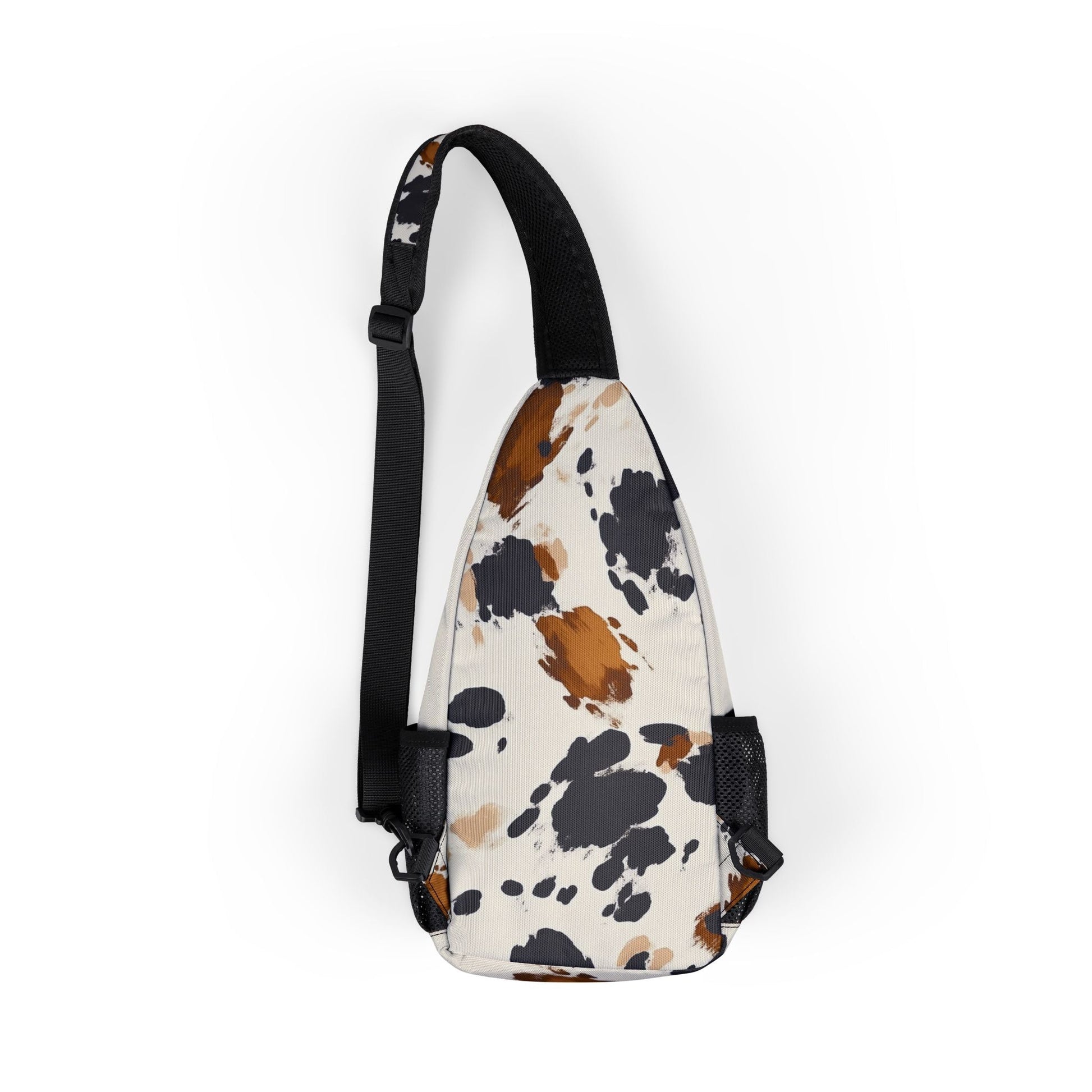 Cow Print Sling Chest Bag, Artsulli - Art is Long, Life is Short, Bags, , , , , , , 