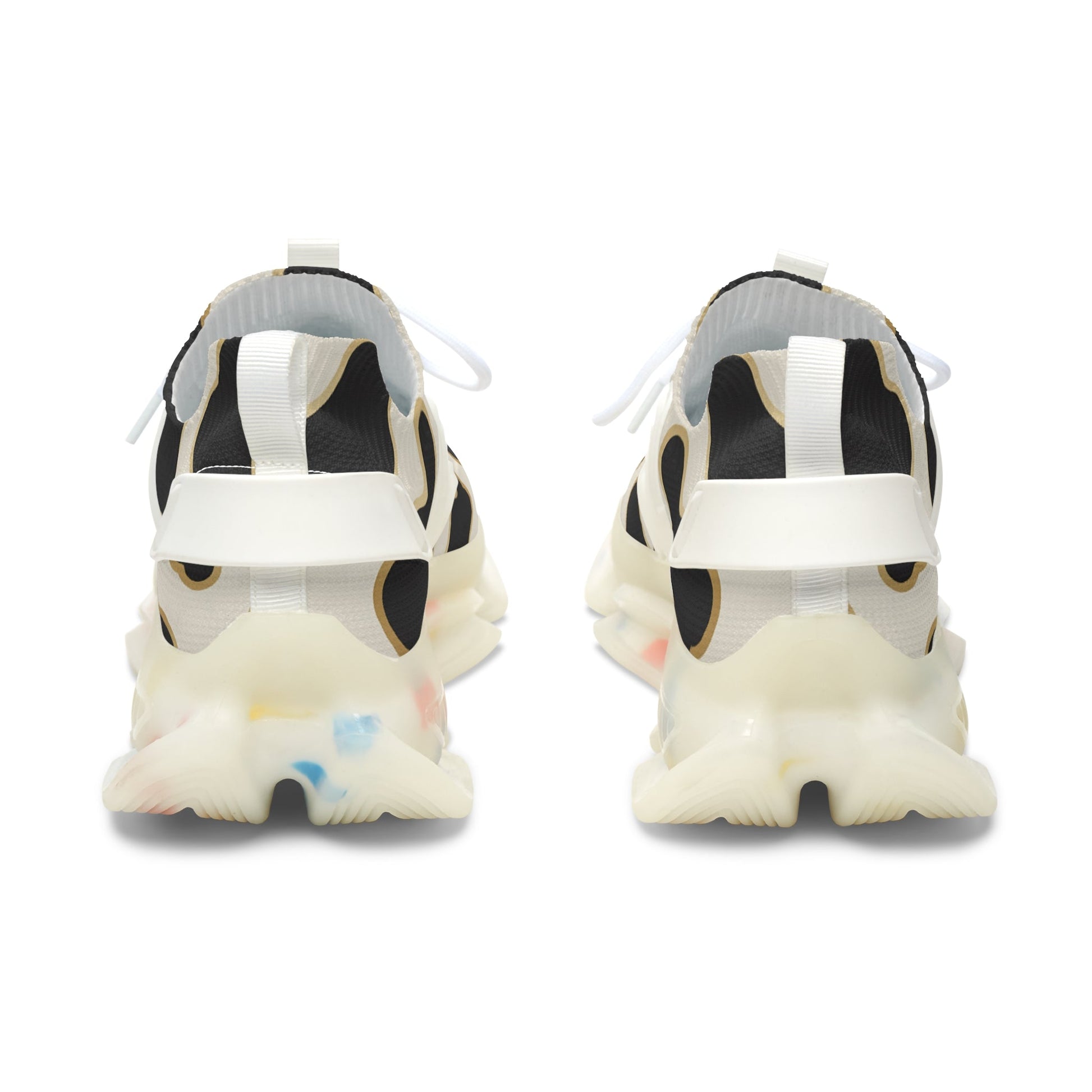 Cow Print Speckled Sole Mesh Sneakers, Artsulli - Art is Long, Life is Short, Shoes, , , , , , , 
