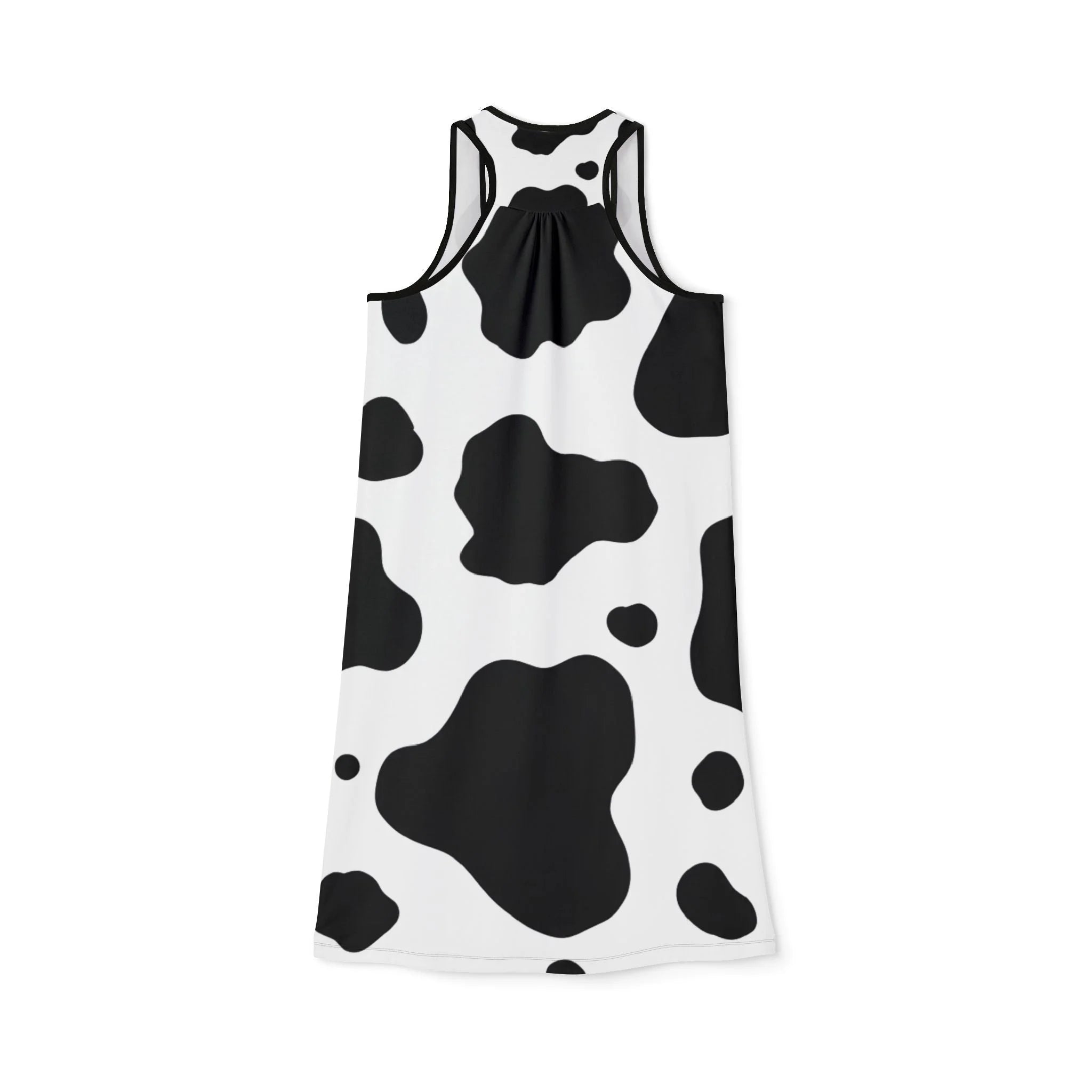 Cow Print Tank Top Dress Comfortable Wearing Experience, Artsulli - Art is Long, Life is Short, Tank Top, , , , , , , 