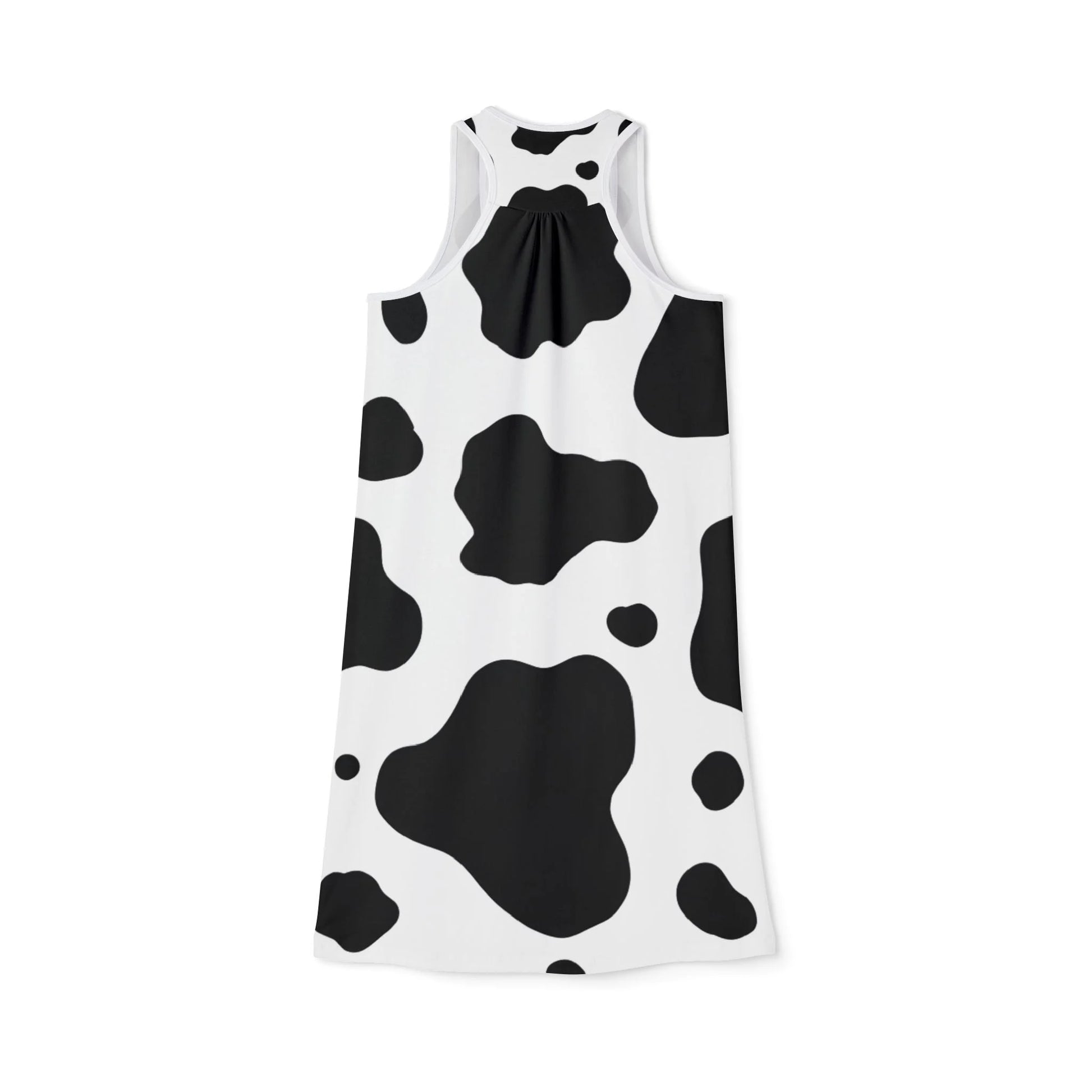 Cow Print Tank Top Dress Comfortable Wearing Experience, Artsulli - Art is Long, Life is Short, Tank Top, , , , , , , 