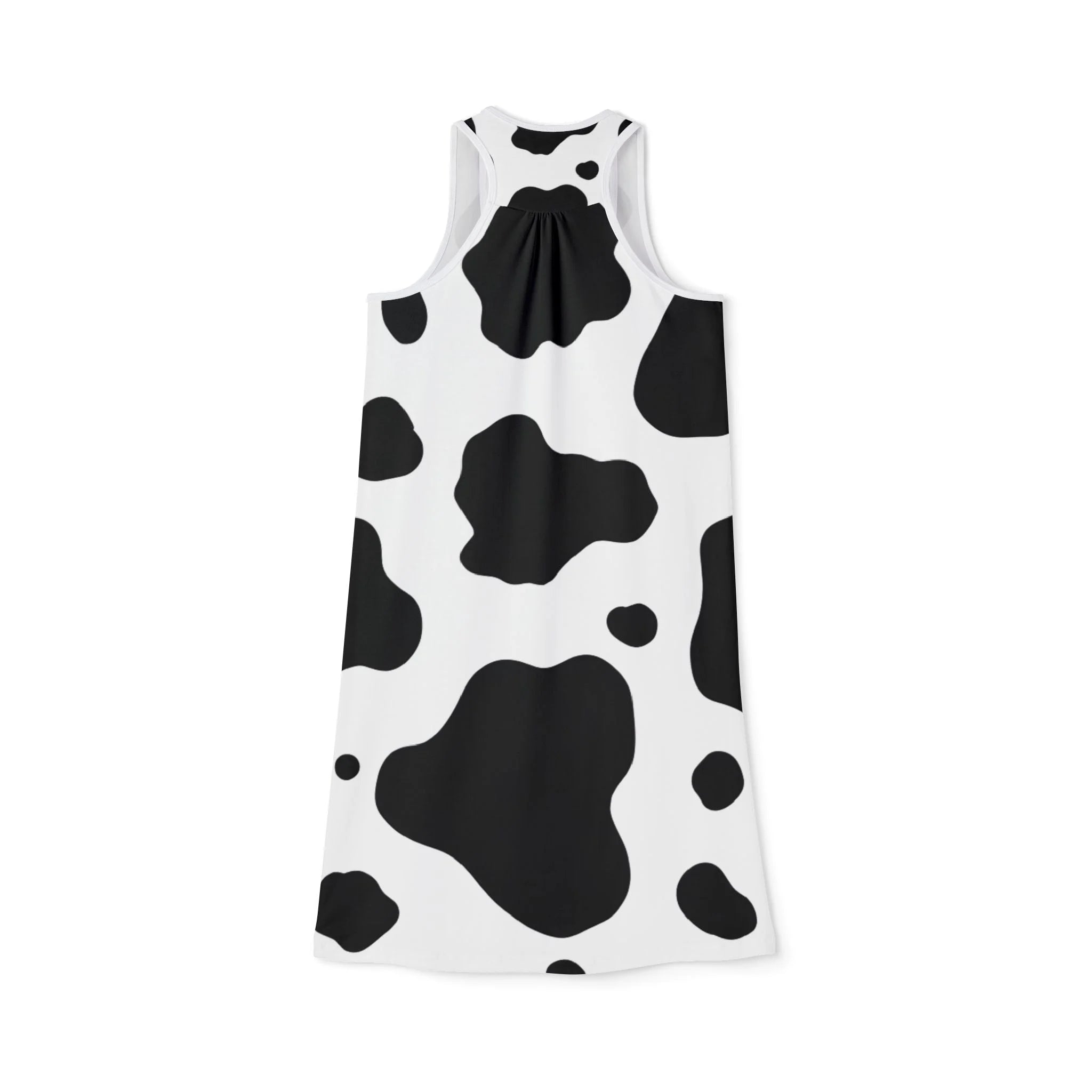 Cow Print Tank Top Dress Comfortable Wearing Experience, Artsulli - Art is Long, Life is Short, Tank Top, , , , , , , 
