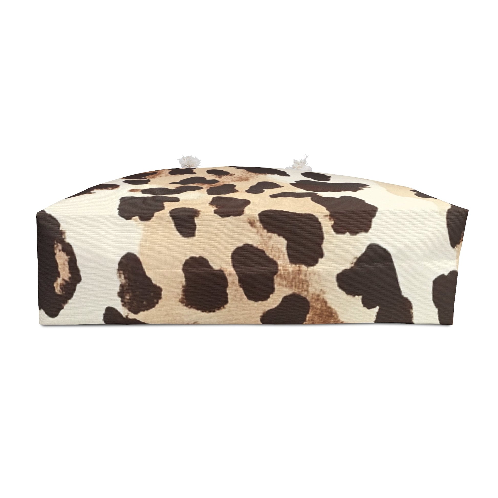 Cow Print Weekender Tote with Rope Handles, Artsulli - Art is Long, Life is Short, Bags, , , , , , , 