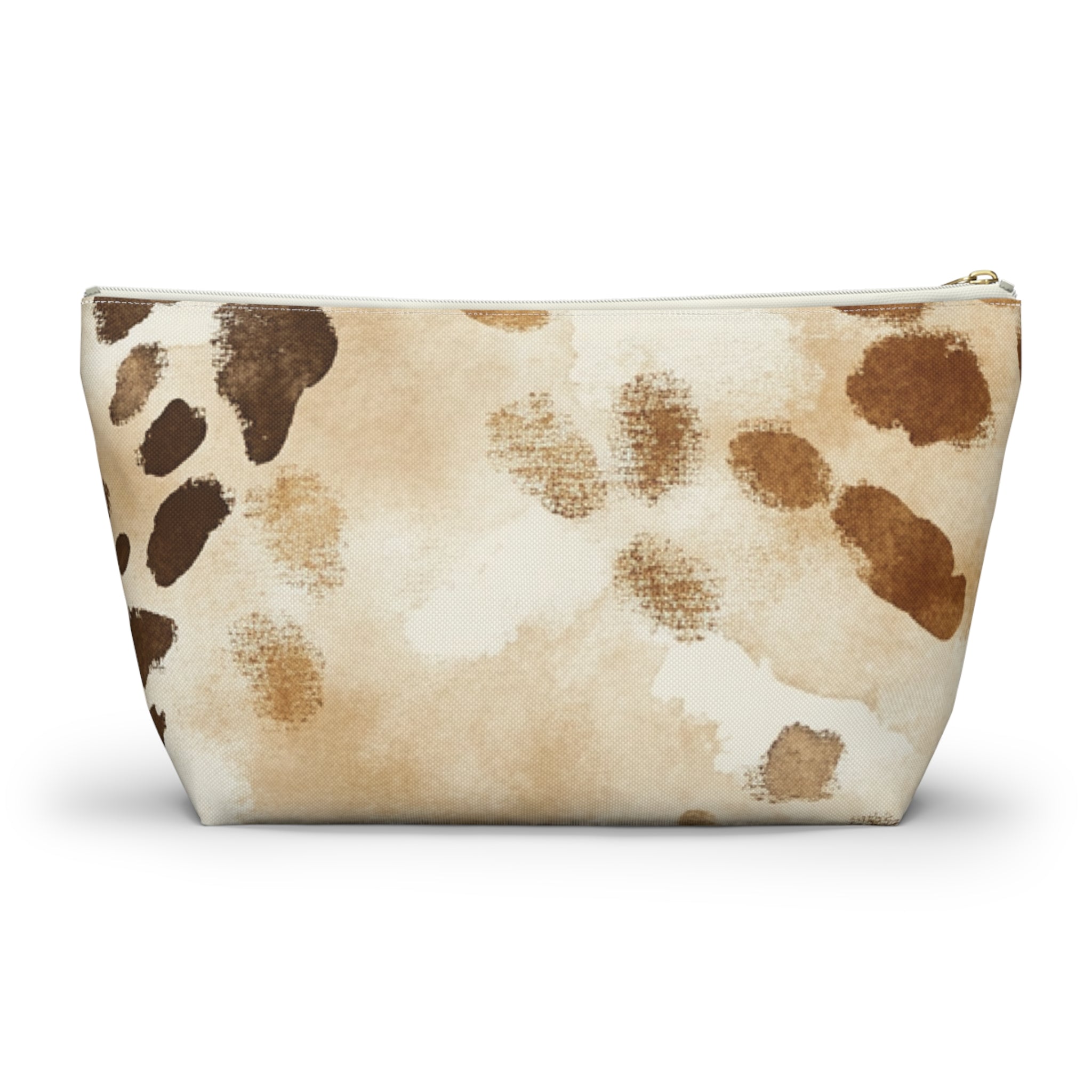 Cow Print Zipper Pouch, Artsulli - Art is Long, Life is Short, Bags, , , , , , , 
