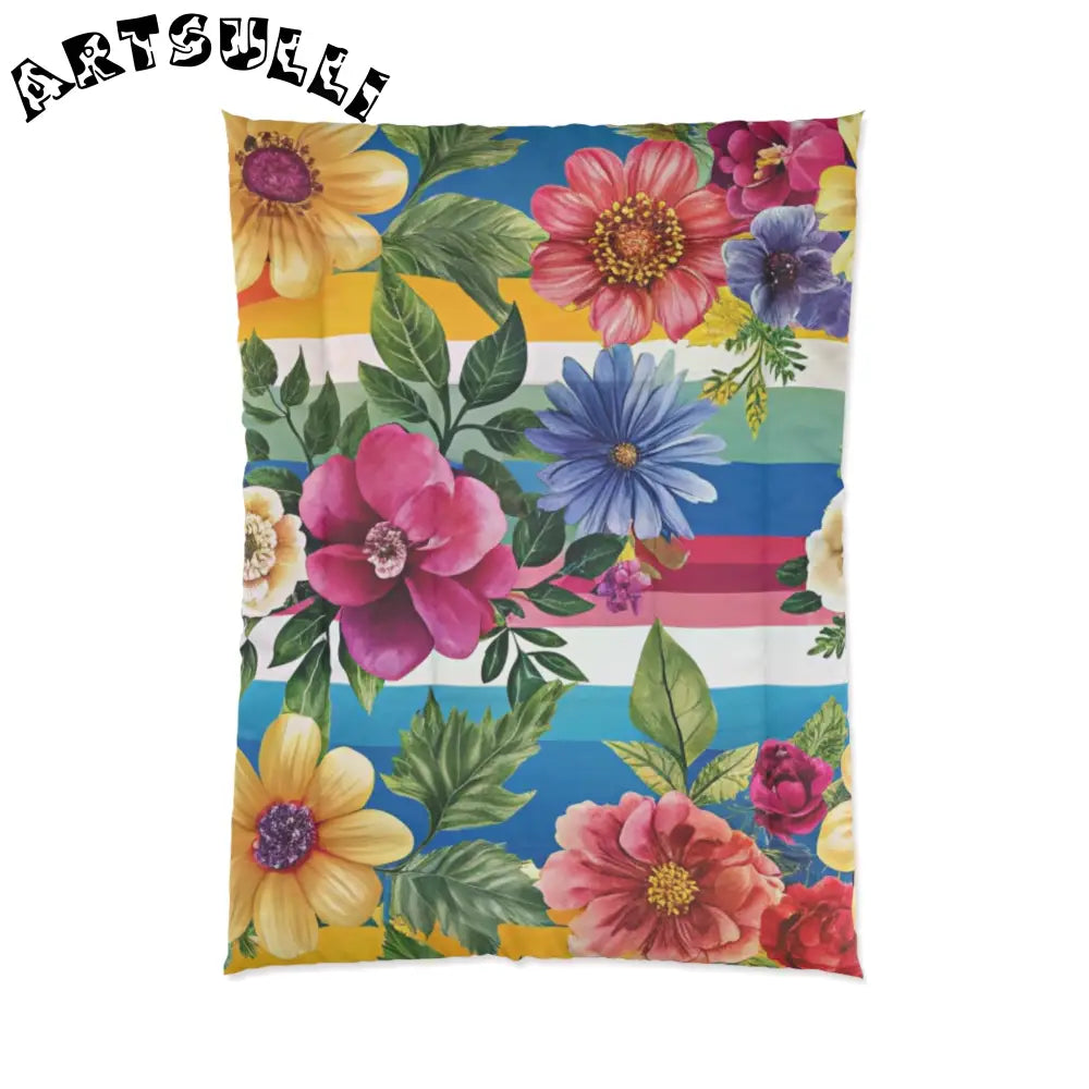 JAKKOUTTHEBXX Cozy Floral Pattern Blanket 2025