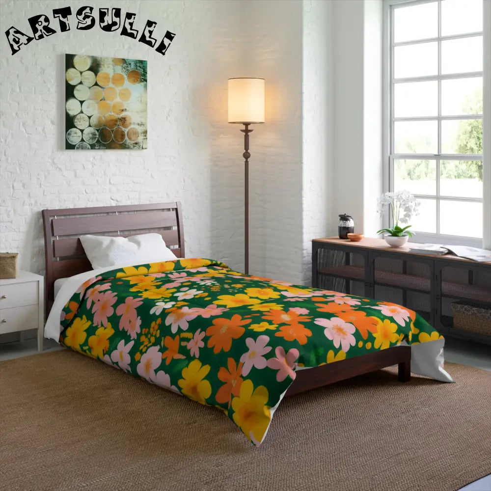 JAKKOUTTHEBXX Cozy Green Floral Throw Blanket 2025